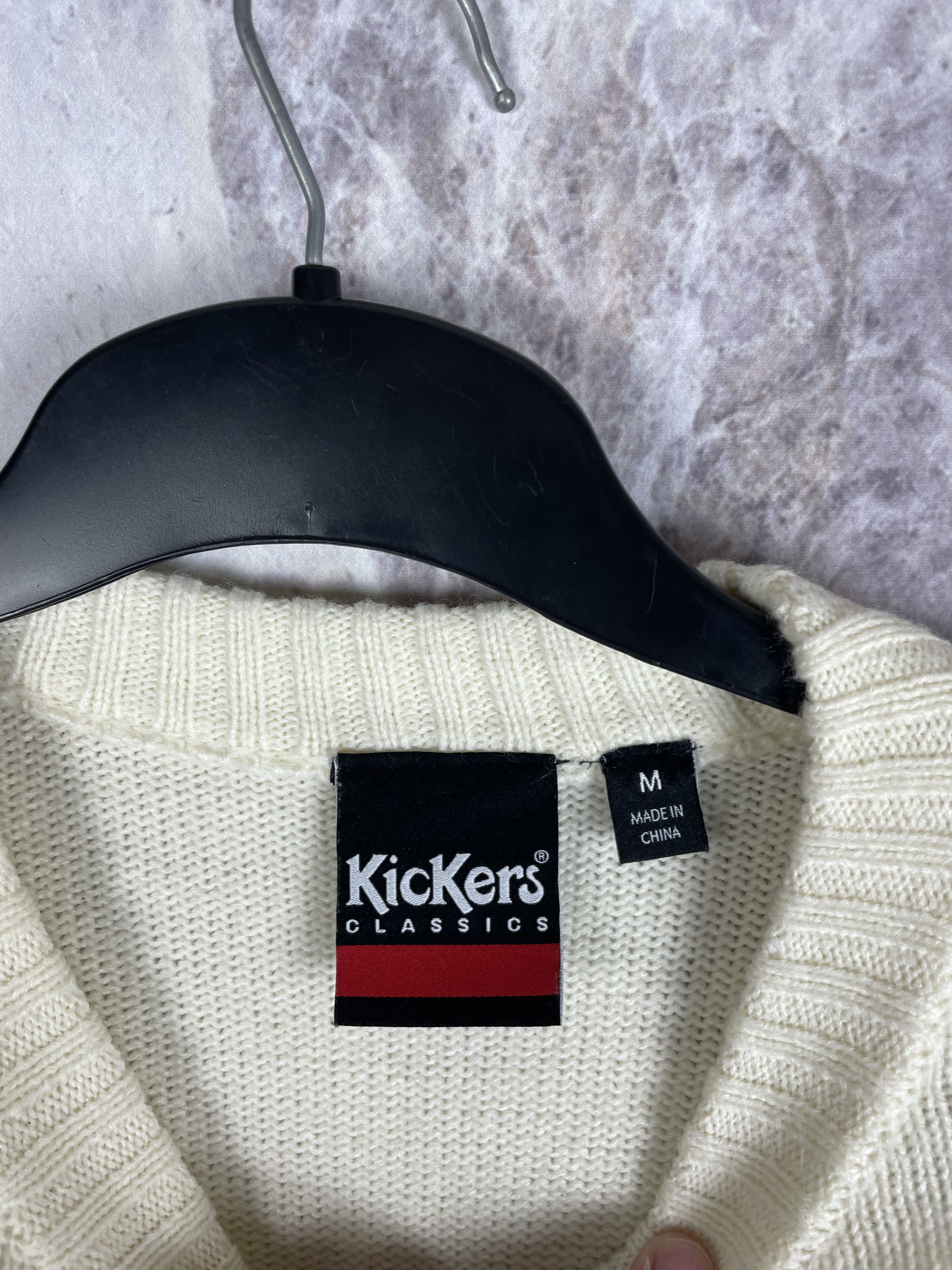 Kickers Kickers Vintage Knitted Sweater Men's M Size US M / EU 48-50 / 2 - 5 Thumbnail
