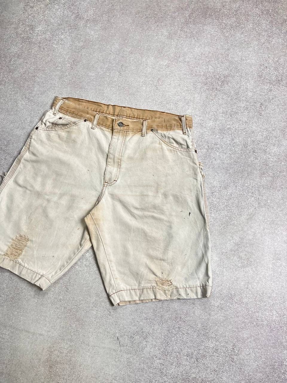 Dickies × Vintage Vintage Dickies Archival Workwear Cargo Shorts 34x32 Size US 34 / EU 50 - 9 Thumbnail