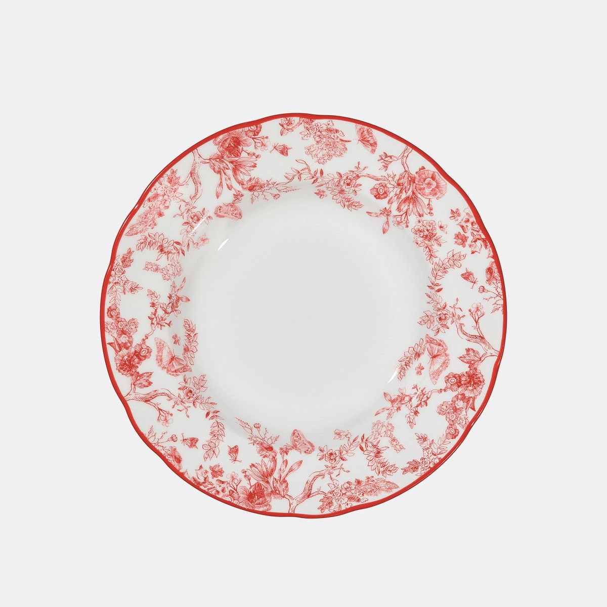Dior o1bcso1str0225 Size:OS/ Soup Plate in Red Toile Size ONE SIZE - 2 Thumbnail