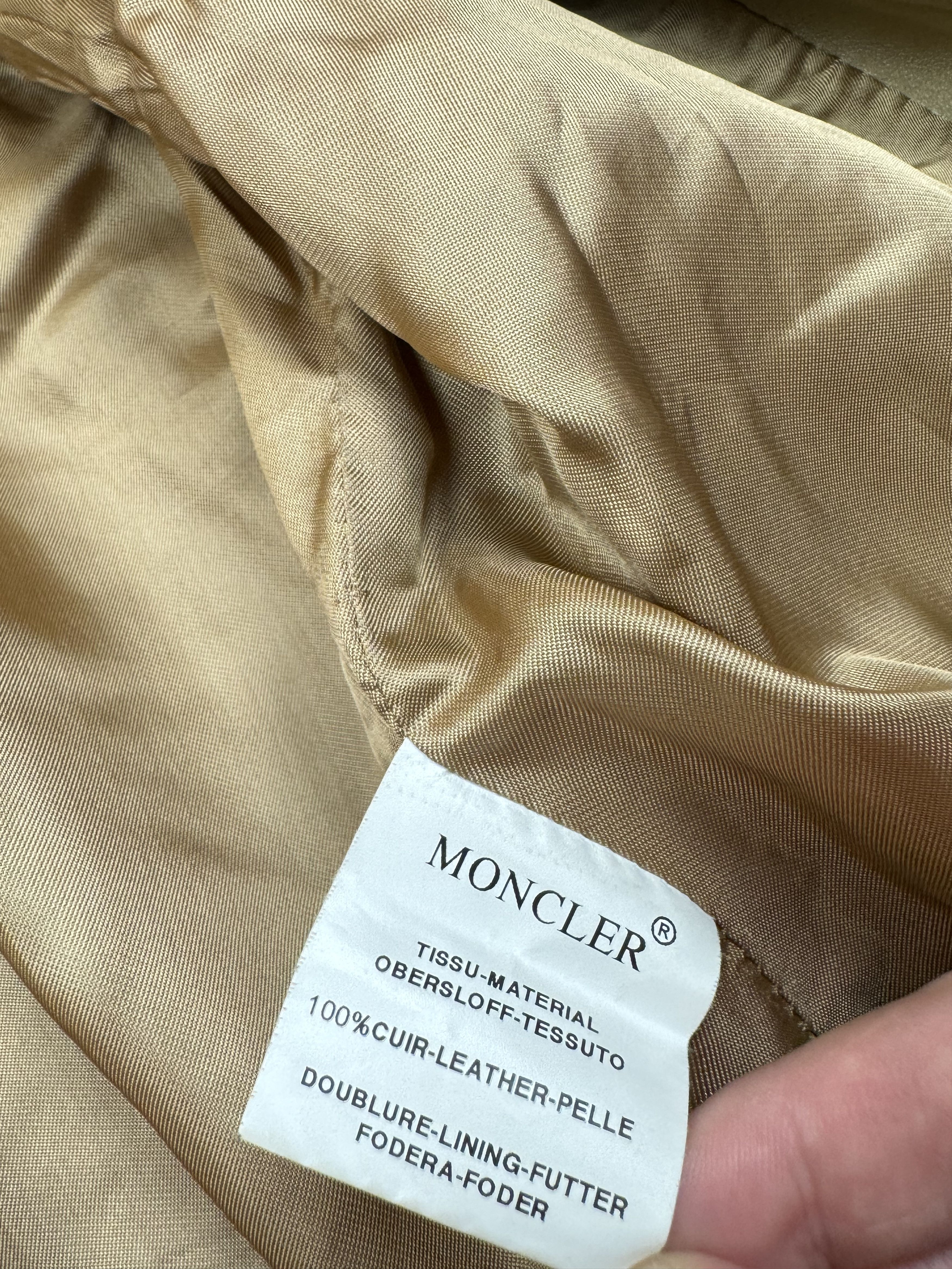 Moncler Moncler Leather woman jacket Size S / US 4 / IT 40 - 10 Thumbnail