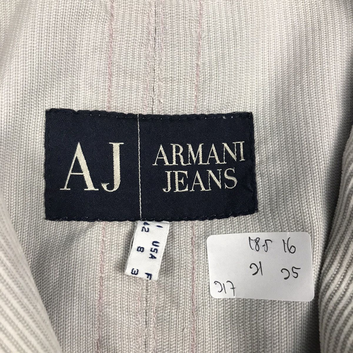 Armani × Japanese Brand ARMANI JEANS WOMAN BLAZER COAT Size XS / US 0-2 / IT 36-38 - 9 Thumbnail