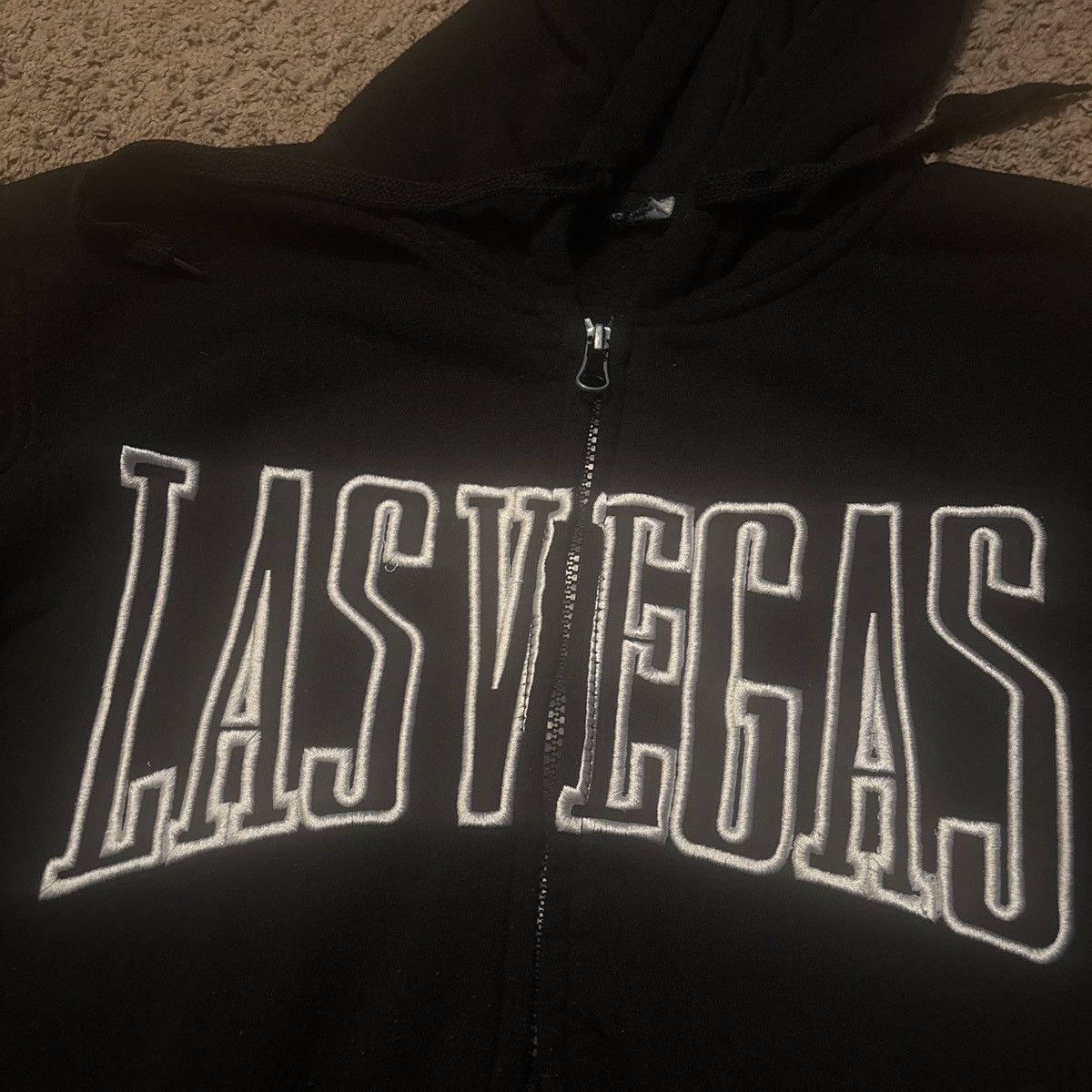 Vintage Vintage "Las Vegas Zip-up Hoodie Size US M / EU 48-50 / 2 - 2 Thumbnail
