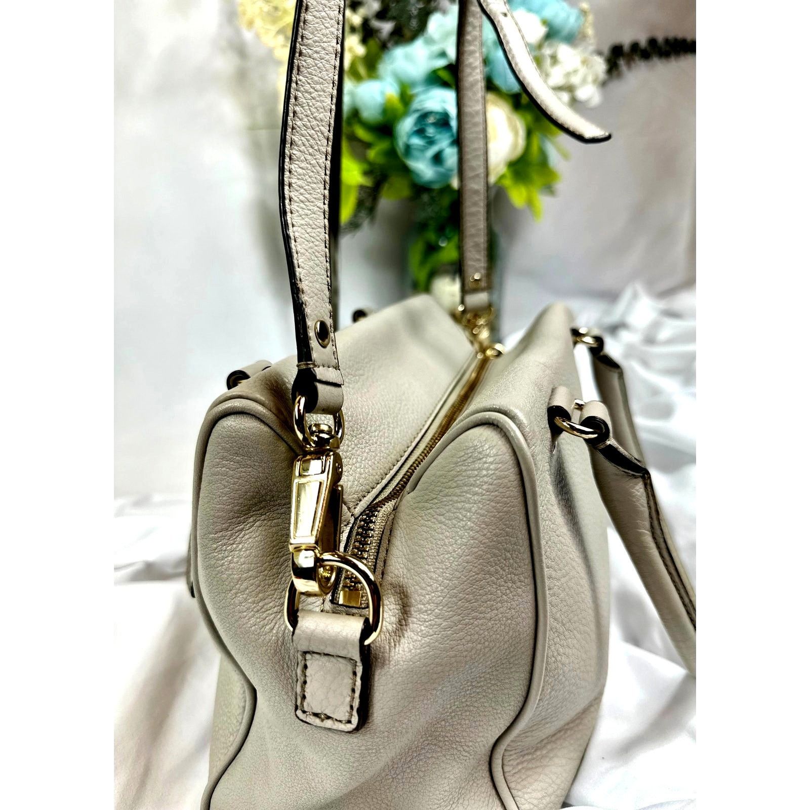 Kate Spade Kate Spade Grant Park Hadlen Crossbody Leather Moussfrost Size ONE SIZE - 7 Thumbnail