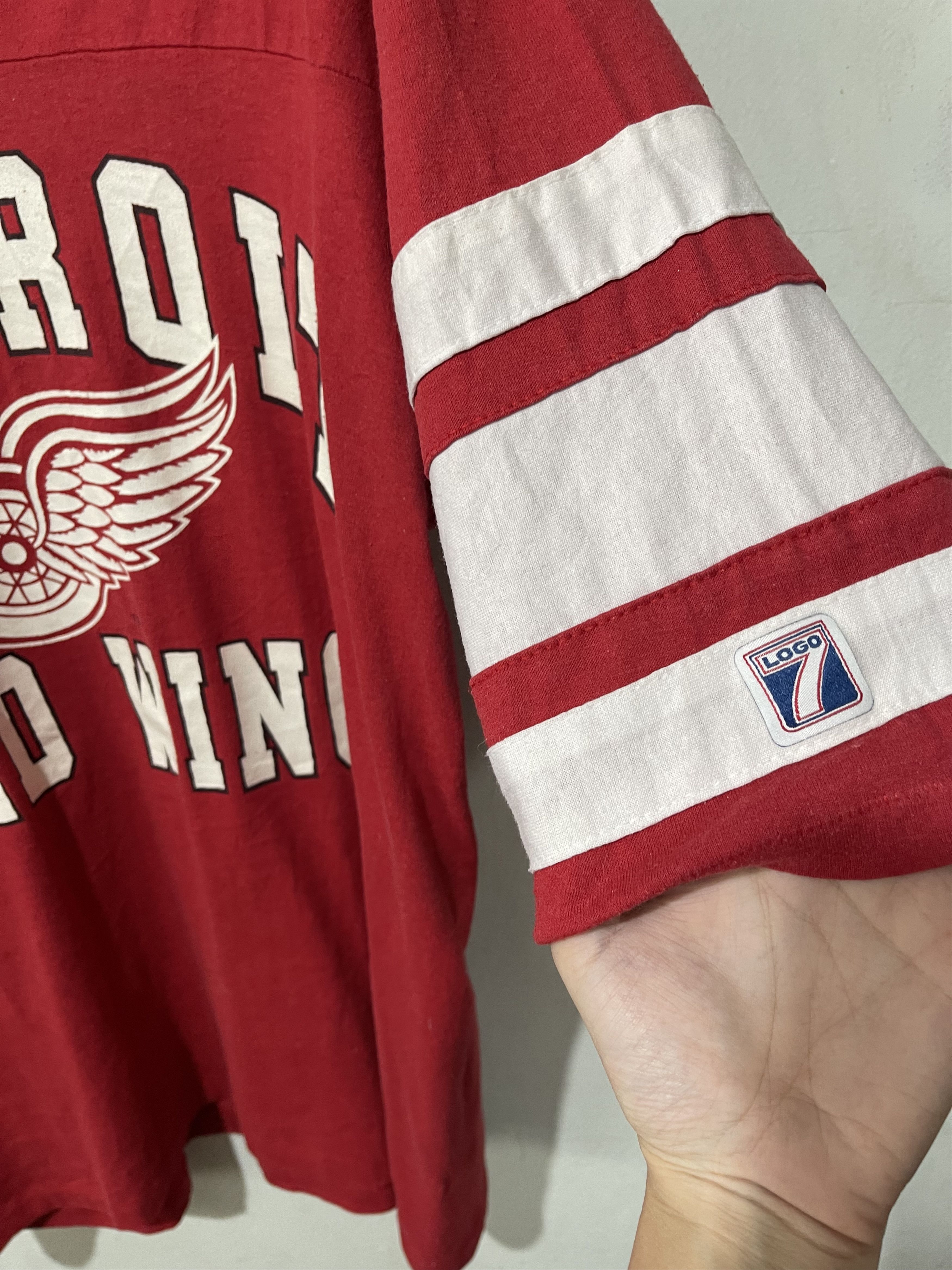 NFL × Red Wing × Vintage Vintage 90s Detroit Red Wings Jersey Size US XL / EU 56 / 4 - 5 Thumbnail