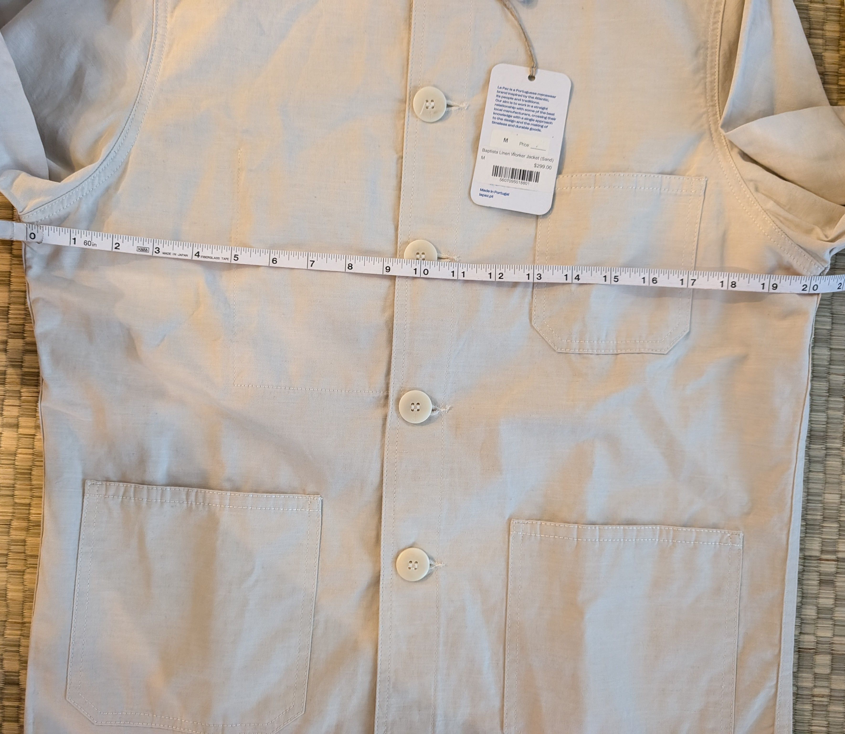 La Paz NWT La Paz Baptiste Linen Chore Coat Made in Portugal Size US M / EU 48-50 / 2 - 7 Thumbnail