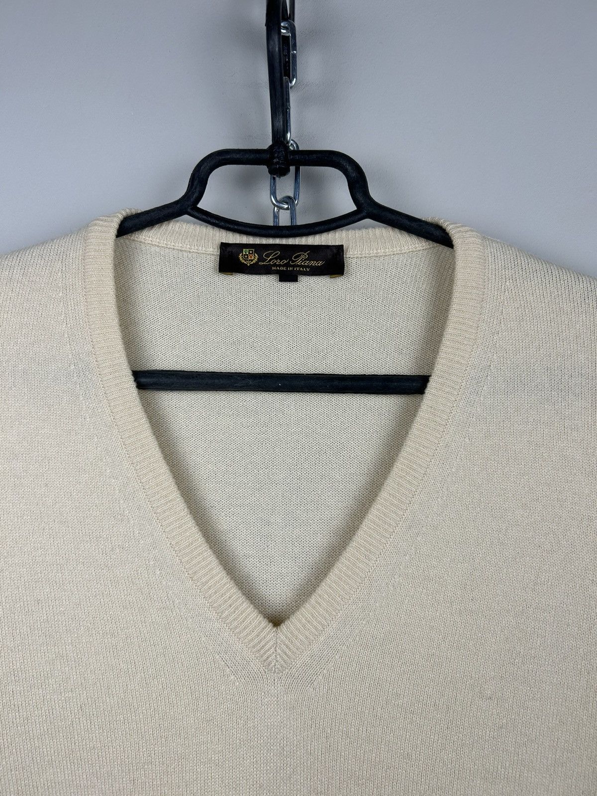 Loro Piana Loro Piana Cashmere Knit Sweater V-Neck Size US L / EU 52-54 / 3 - 2 Thumbnail