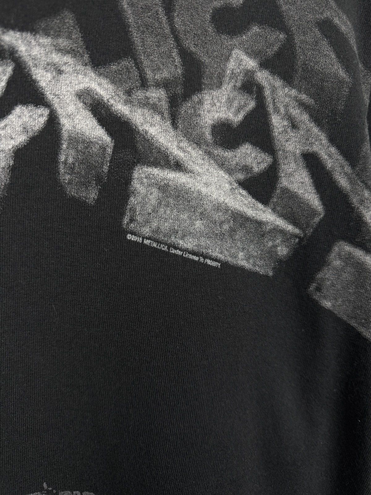 Metallica 🇺🇸 Vintage Metallica The Black Album Rock Bend T-Shirt Rare Size US L / EU 52-54 / 3 - 6 Thumbnail
