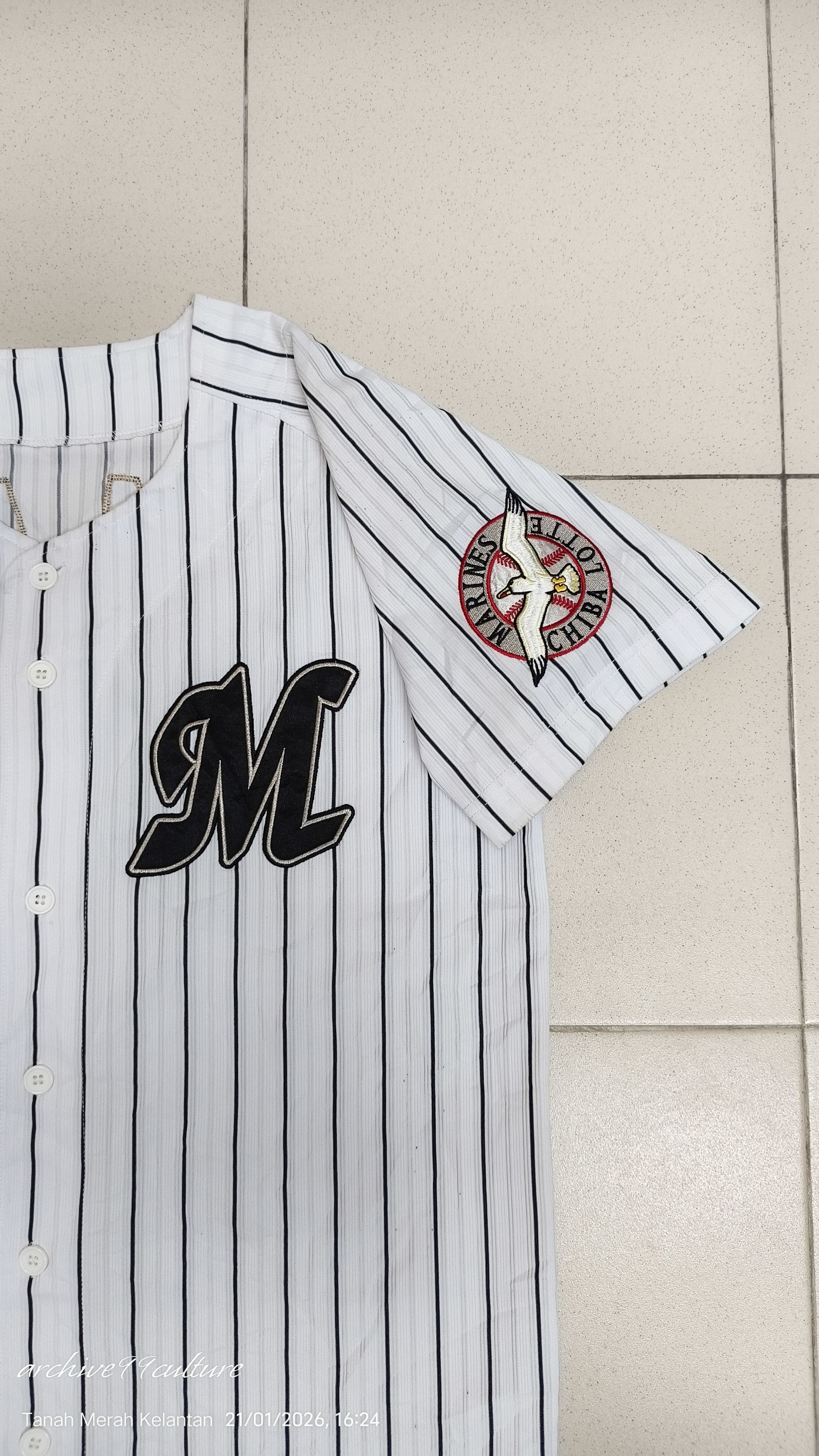 Descente Rare Chiba Lotte Marines Toshiaki Imae Home Jersey Size US M / EU 48-50 / 2 - 13 Thumbnail