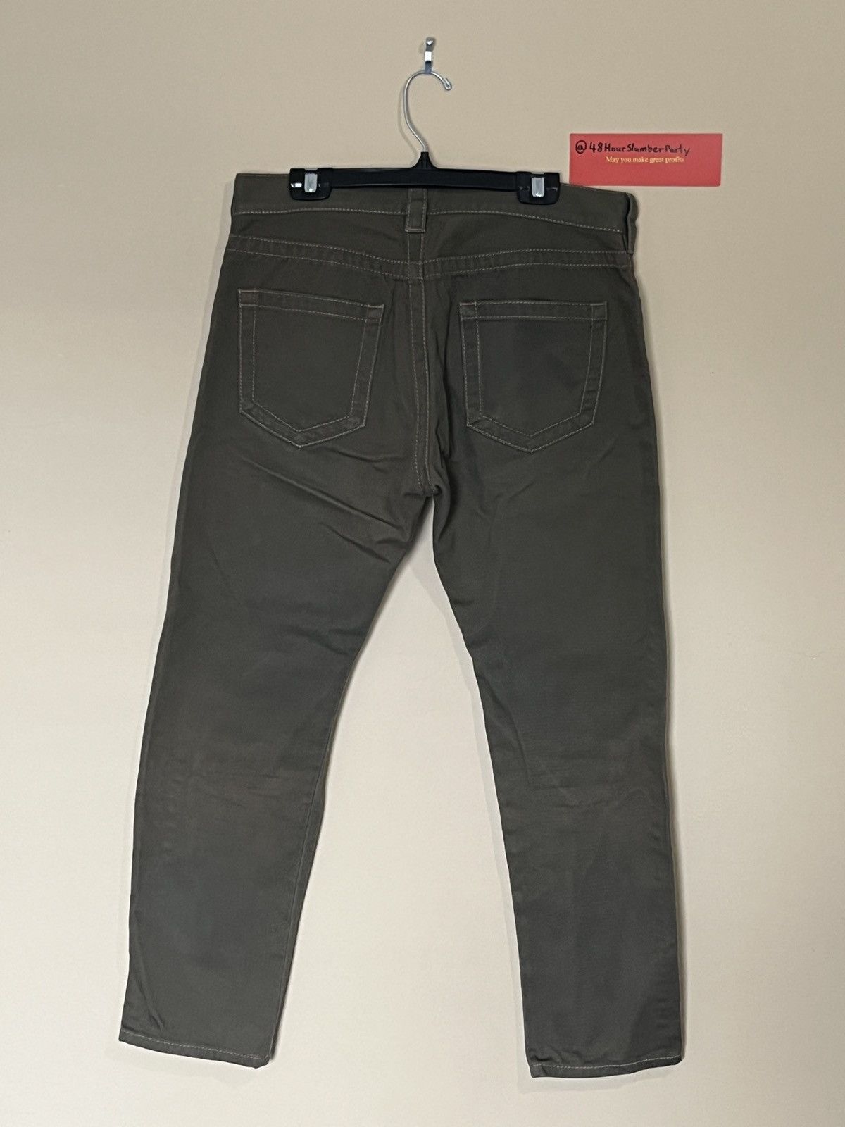 Prada Prada Green Loose fit Treated Denim - 32W Size US 32 / EU 48 - 2 Thumbnail