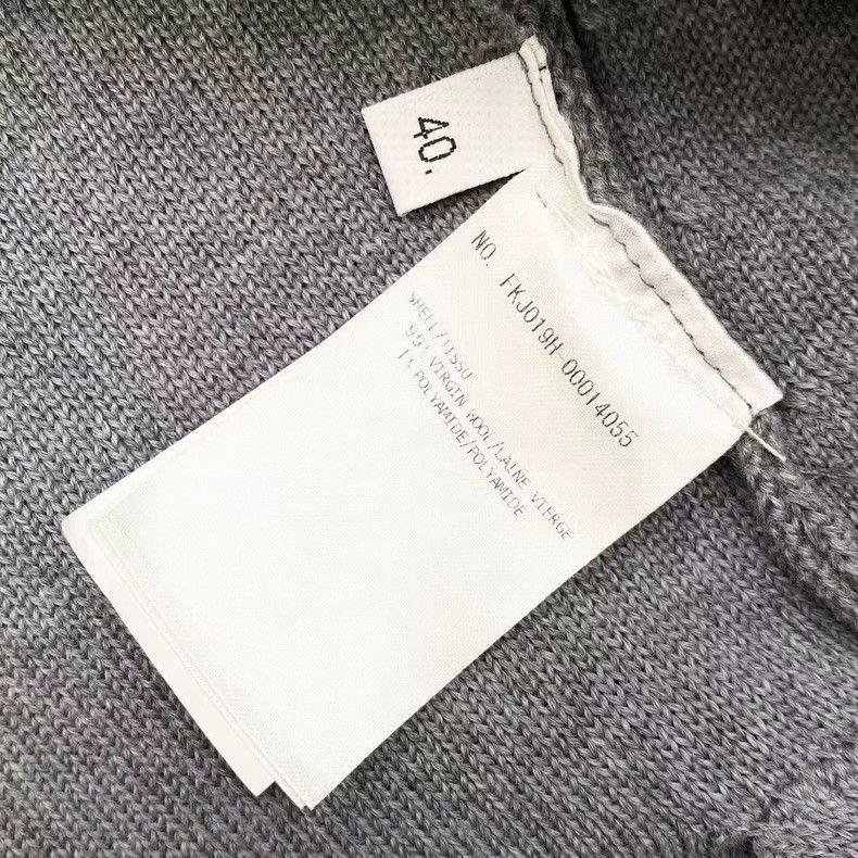 Thom Browne Thom Browne Gray knit jacket Size S / US 4 / IT 40 - 4 Thumbnail