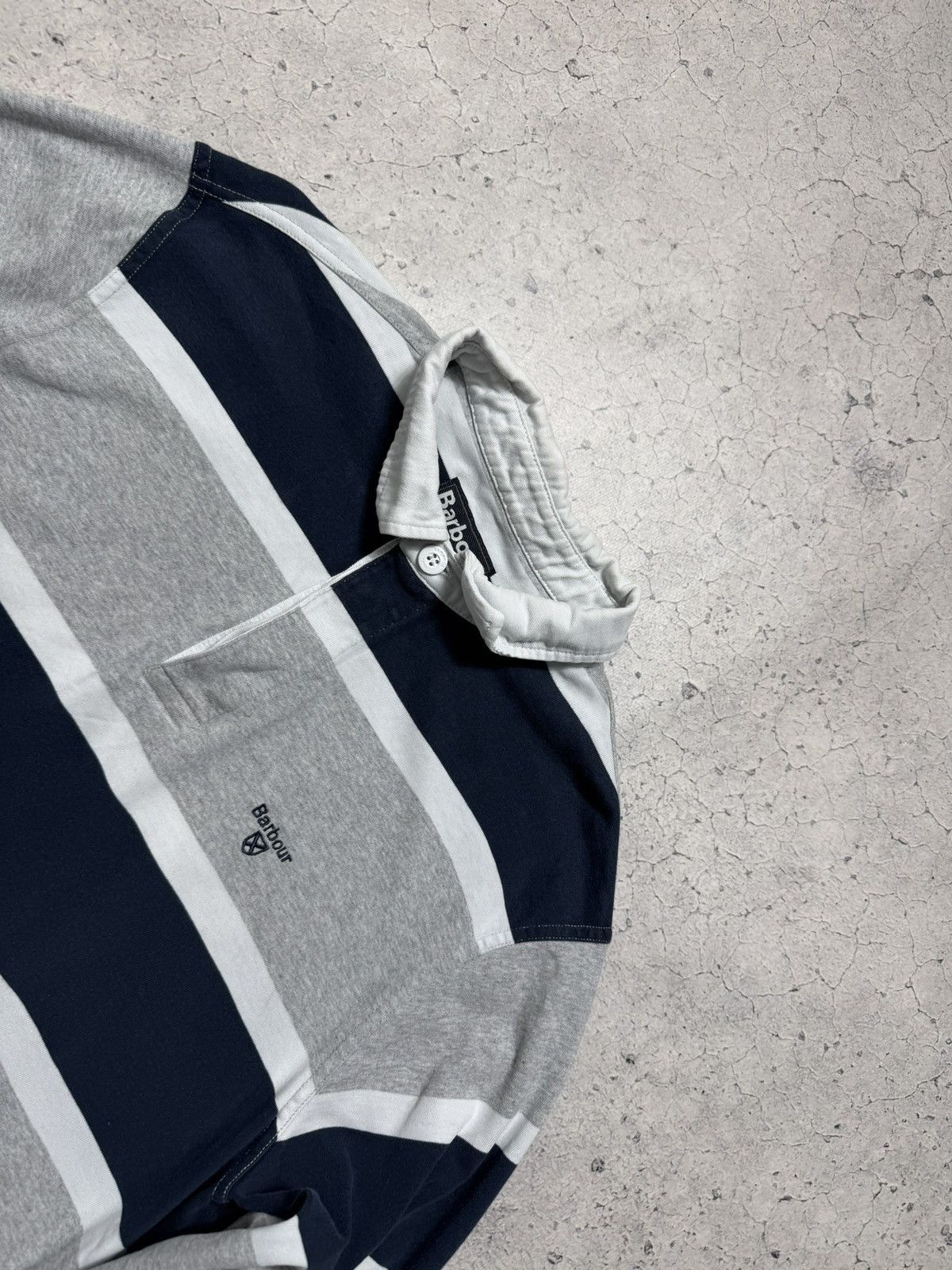 Barbour Barbour Striped Rugby Sweatshirt Casual Size M Size US M / EU 48-50 / 2 - 4 Thumbnail