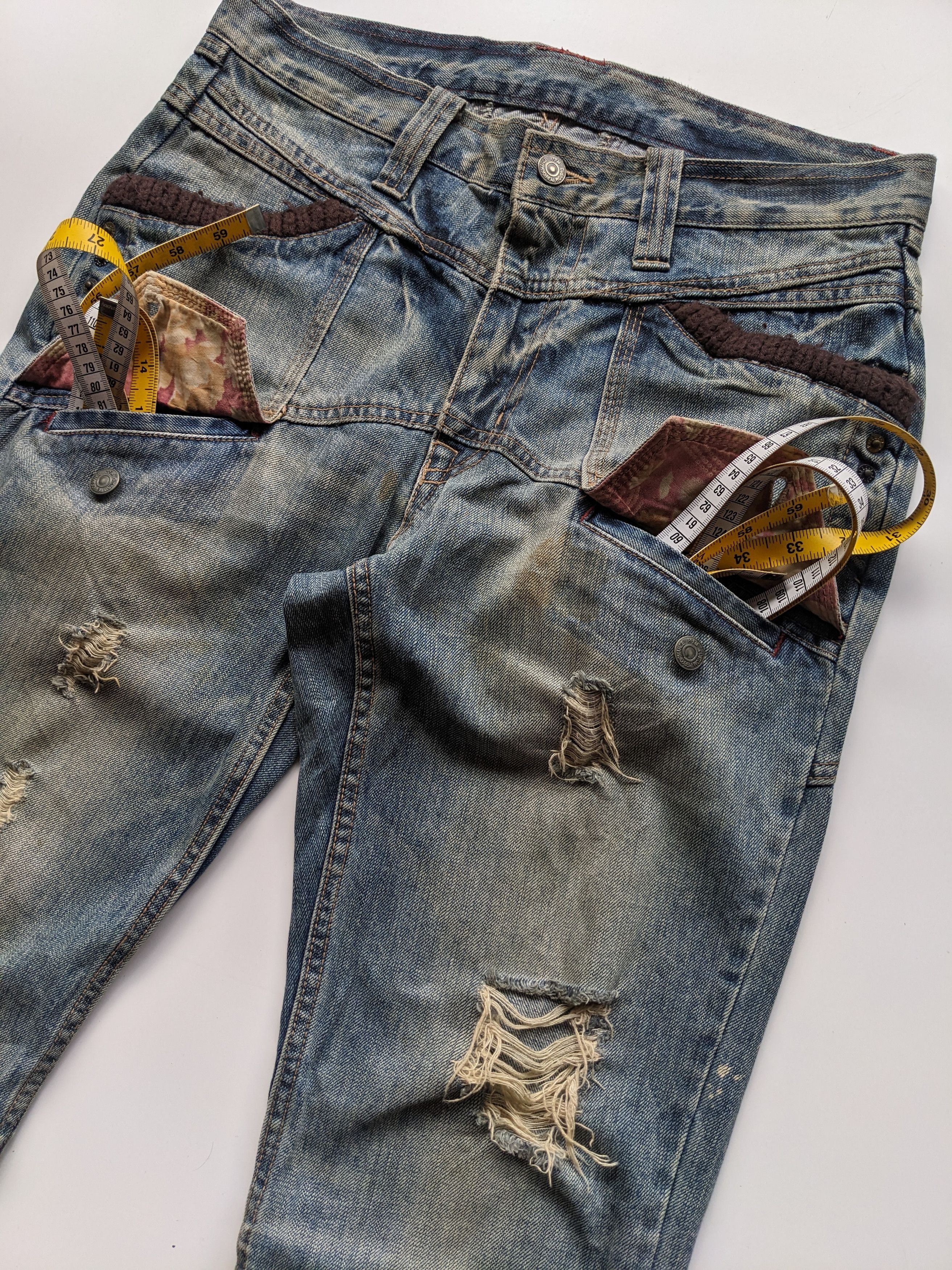 PPFM PPFM double pocket ripped jeans Size US 33 - 5 Thumbnail
