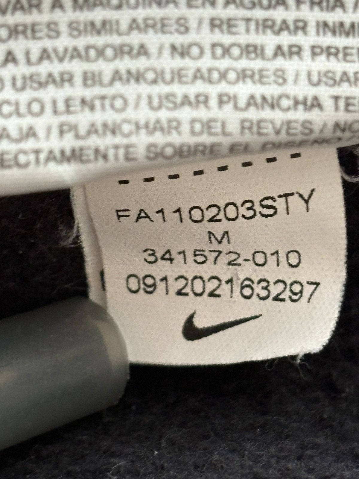 Nike black nike mini swoosh chest hoodie Size US M / EU 48-50 / 2 - 11 Thumbnail