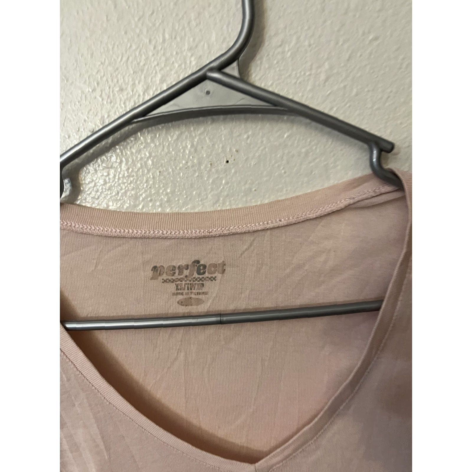 Old Navy Old Navy Pink Long Sleeve T-Shirt XS Women Vintage Y2K Round Neck Henley Ribbed Casual Top Size XS / US 0-2 / IT 36-38 - 3 Thumbnail