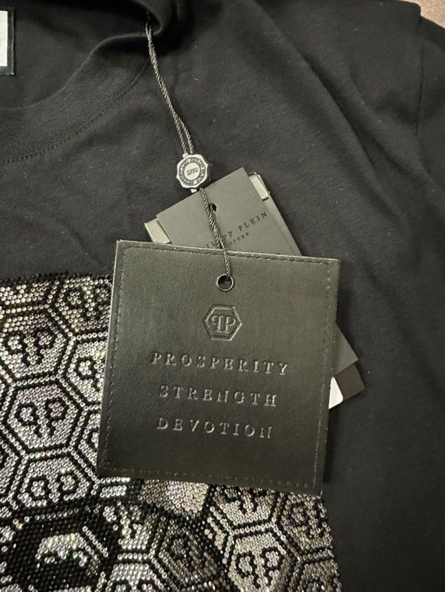 Philipp Plein ROUND NECK T-SHIRT 3D TEDDY Size US S / EU 44-46 / 1 - 4 Thumbnail