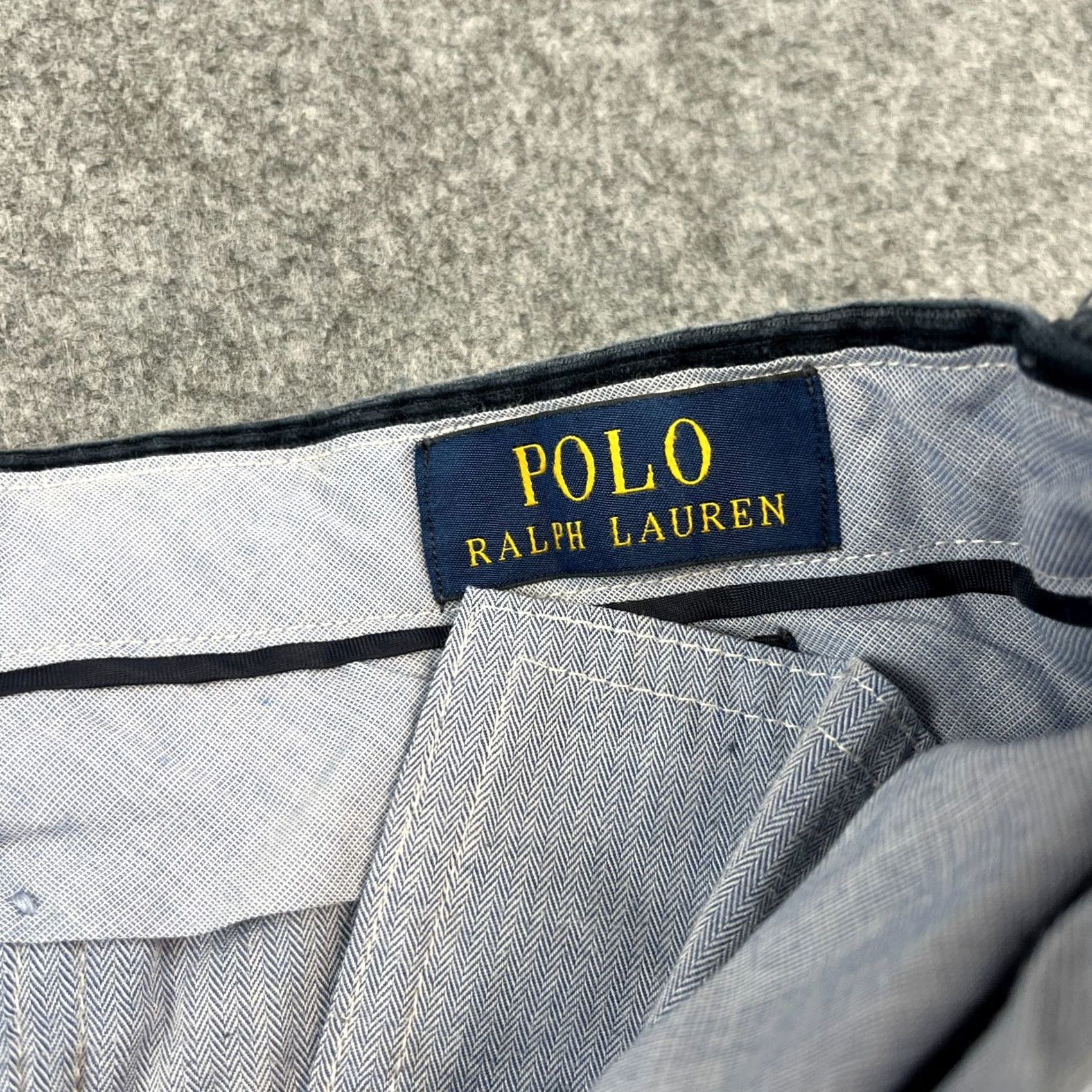 Polo Ralph Lauren Polo Ralph Lauren Mens Corduroy Trousers Pants Tapered 34 32 Navy Blue Stretch Trousers Regular Mens Size US S / EU 44-46 / 1 - 7 Thumbnail