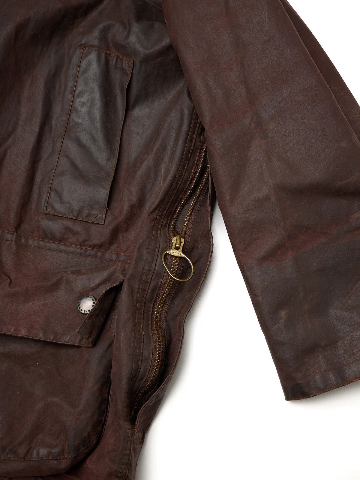 Barbour Vintage BARBOUR Beaufort Motorcycle Wax Jacket 3 Crest Size US L / EU 52-54 / 3 - 10 Thumbnail