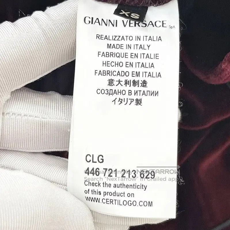 Versace Versace Red Casual Pants for Women . Size 23" - 4 Thumbnail