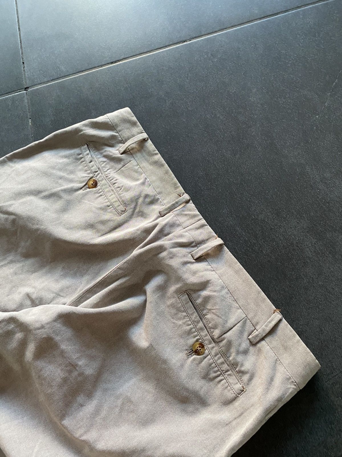 Loro Piana lora piana casual wide leg cotton chino pant IT54 Size US 34 / EU 50 - 8 Thumbnail