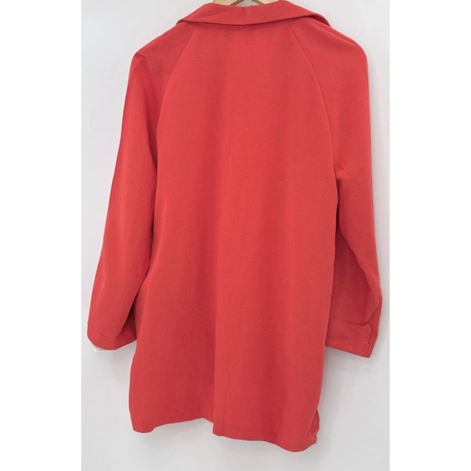 Vintage VINTAGE Draper & Damon’s Blazer Sweater Women Sz 12 NWT Bright Red Open Front U Lined Canada Size XL / US 12-14 / IT 48-50 - 2 Thumbnail