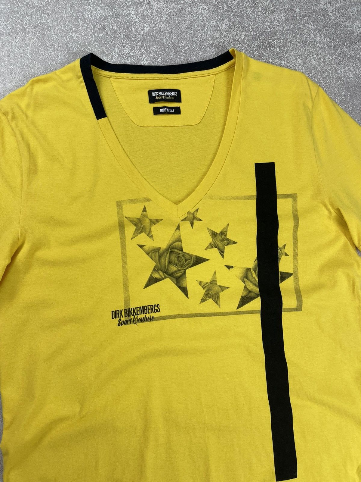 Dirk Bikkembergs Dirk Bikkembergs Sport Couture Yellow Coton T-Shirt Men’s Size US M / EU 48-50 / 2 - 3 Thumbnail