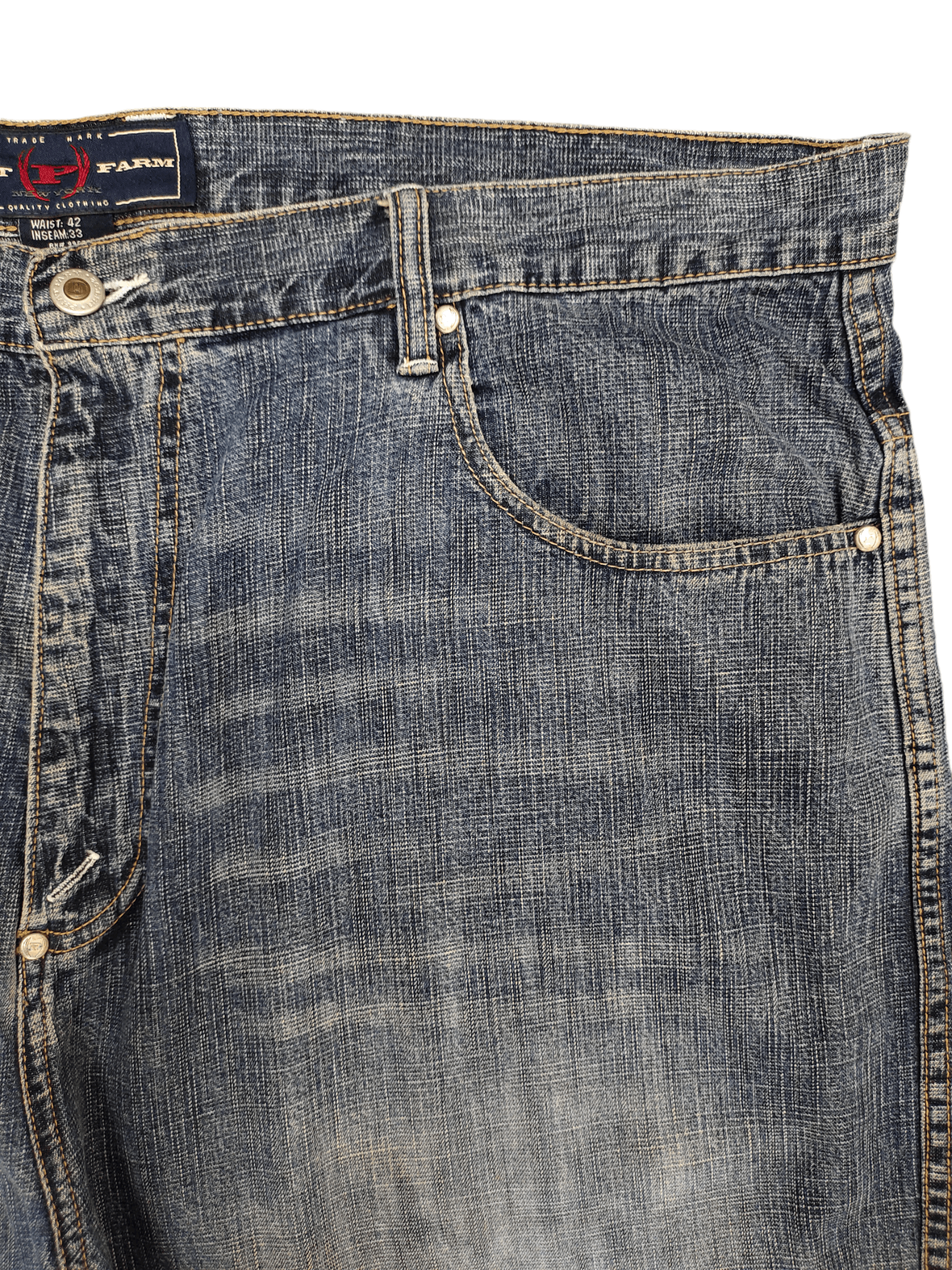 Phat Farm Baggy Jeans Phat Farm Clawmark Denim Wide Leg 90s Jnco Size US 42 / EU 58 - 4 Thumbnail