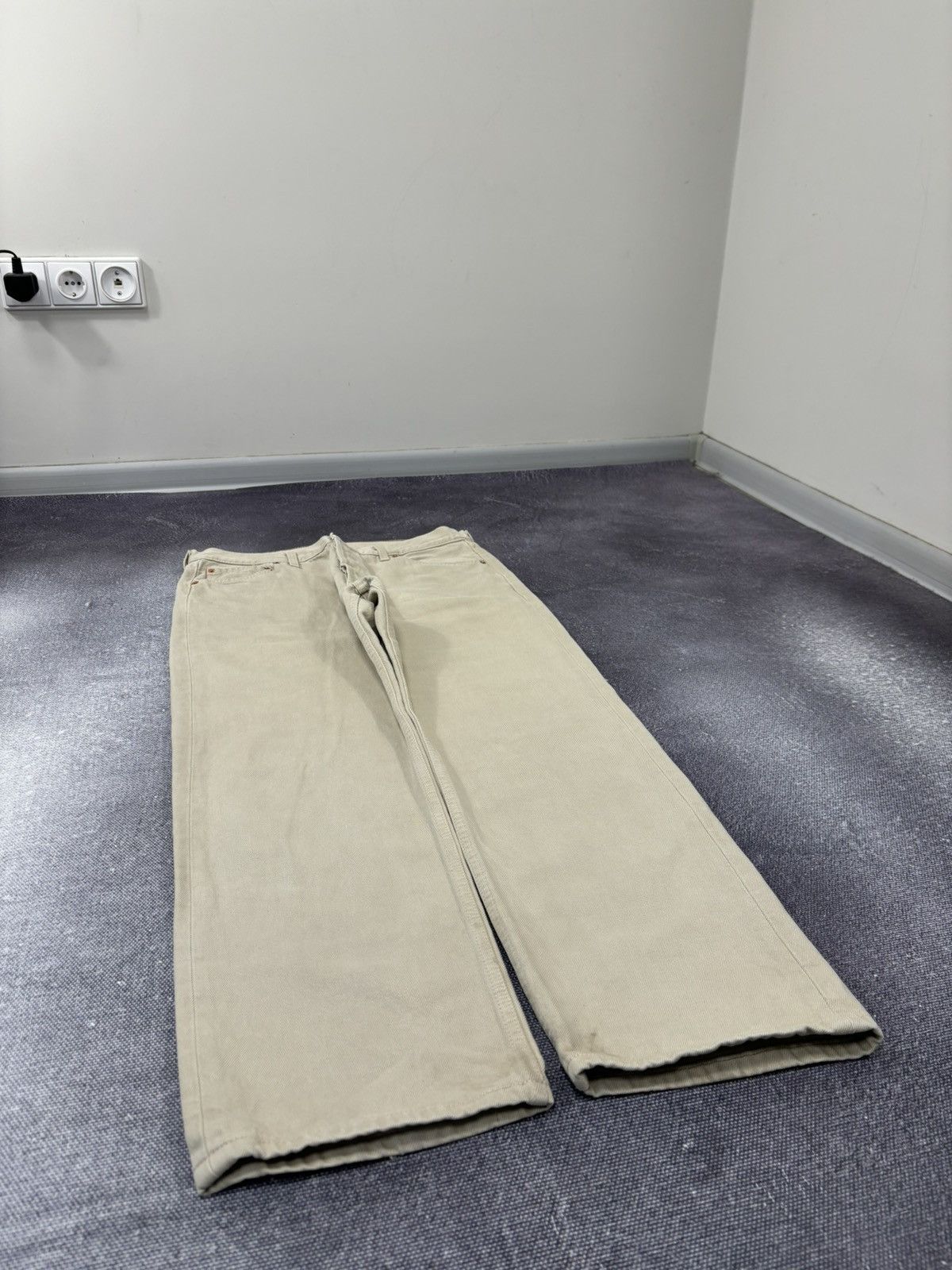 Levi's Vintage 90s Levi’s 501 Cream Custom Snake Hype Denim Jeans Size US 36 / EU 52 - 11 Thumbnail