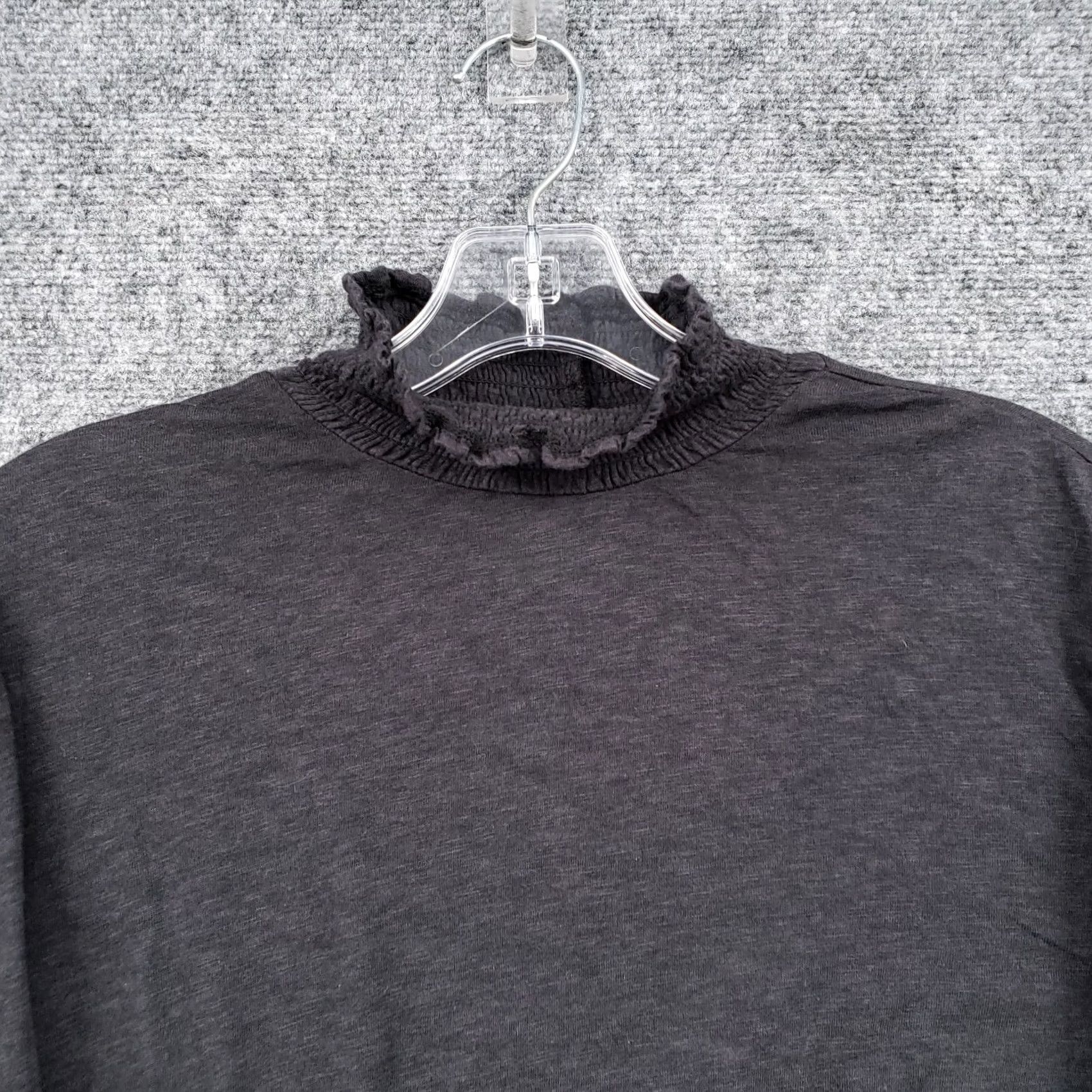 Z Supply Z Supply Sweater Womens M Medium Cropped Gray Pullover Mock Neck Size M / US 6-8 / IT 42-44 - 2 Thumbnail