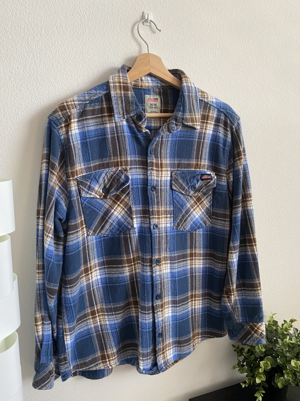 Dickies Dickies Flannel Work Wear Button Up Shirt Size US M / EU 48-50 / 2 - 2 Thumbnail