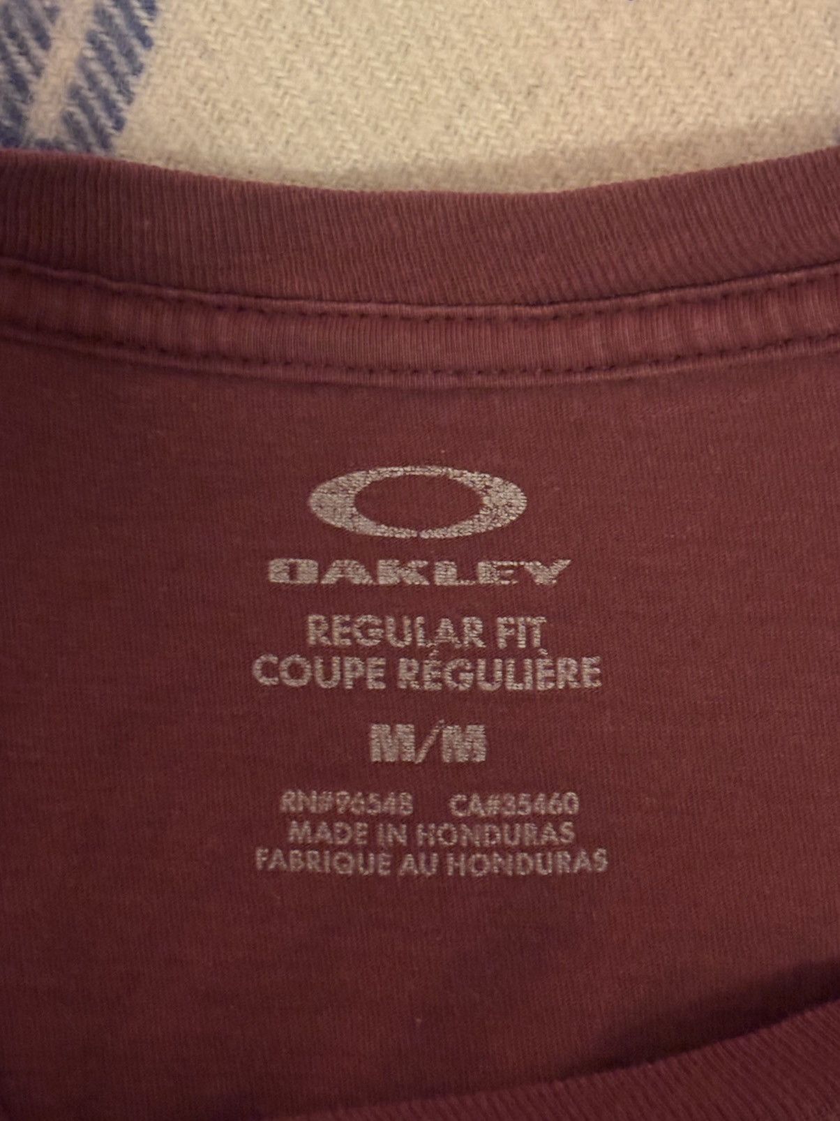 Oakley Burgundy Oakley Long Sleeve T-shirt Size US M / EU 48-50 / 2 - 5 Thumbnail