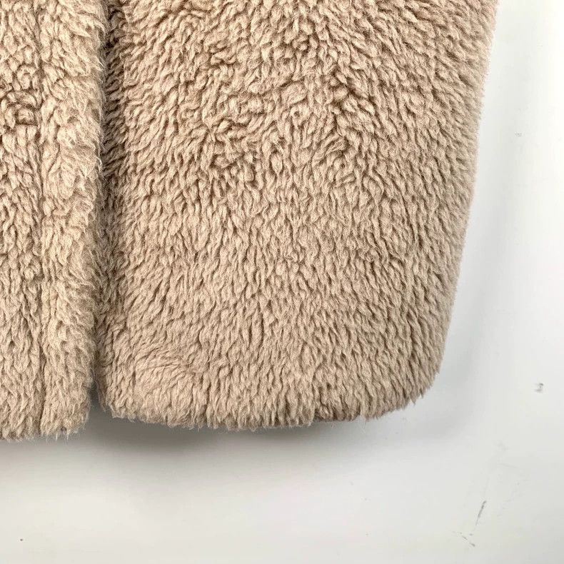 Max Mara Max Mara Teddy Apricot Alpaca Teddy Lapel Double-Breasted Size S / US 4 / IT 40 - 5 Thumbnail
