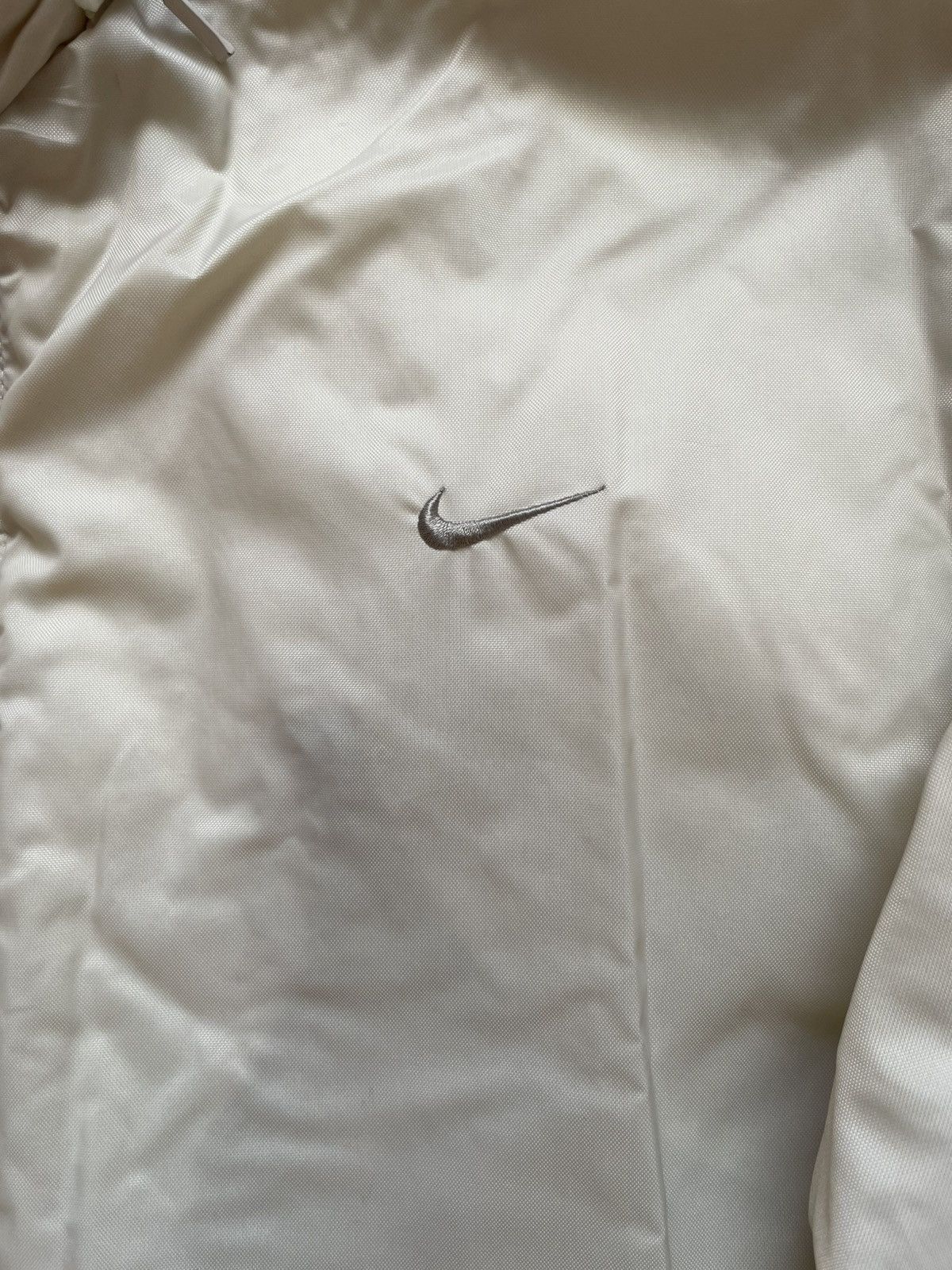 Nike × Vintage Vintage 00s Nike Big Swoosh Logo Back Print Full Zip Jacket Size US L / EU 52-54 / 3 - 4 Thumbnail