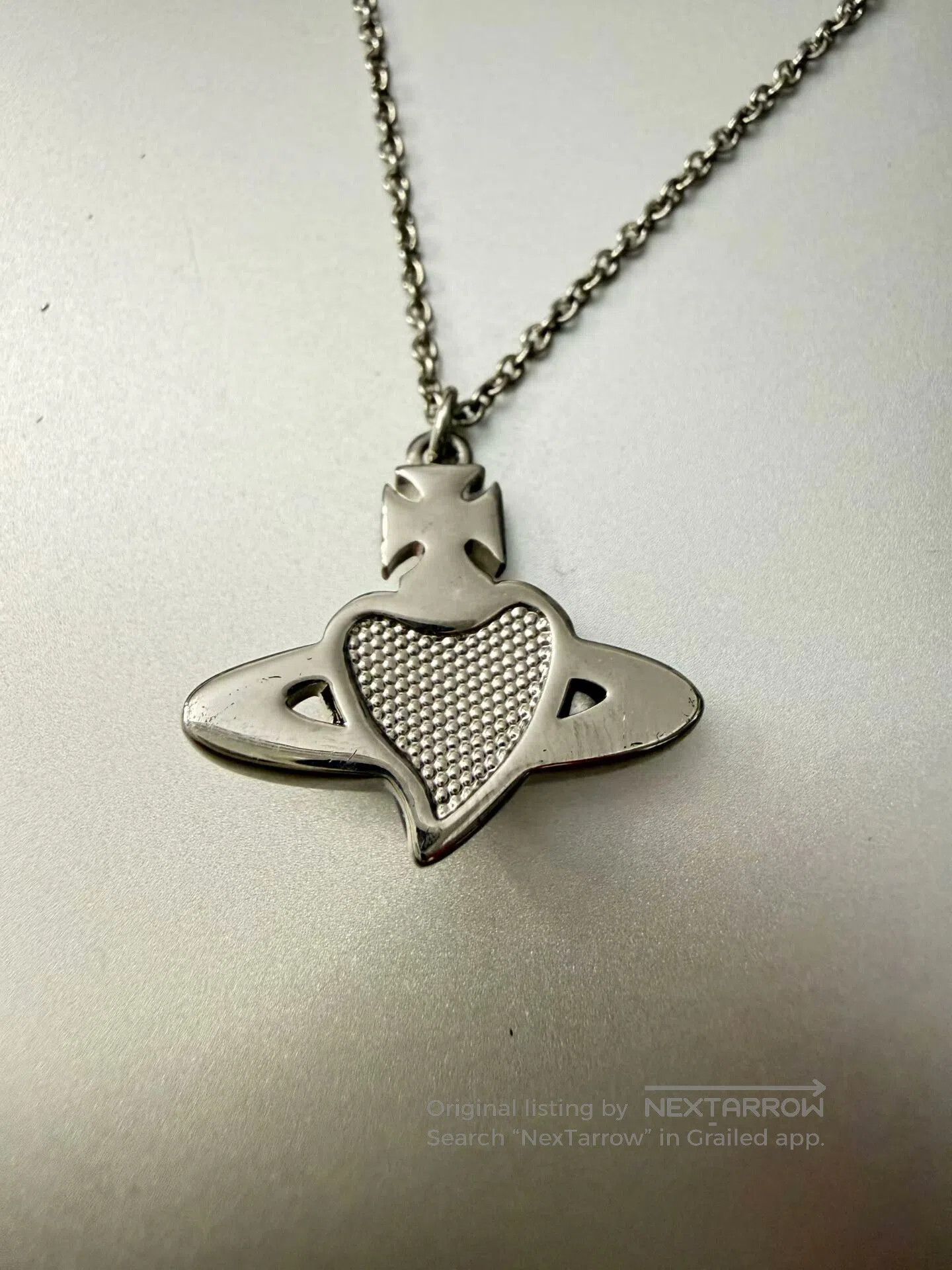 Vivienne Westwood Vivienne Westwood Saturn Heart Necklace. Size ONE SIZE - 5 Thumbnail