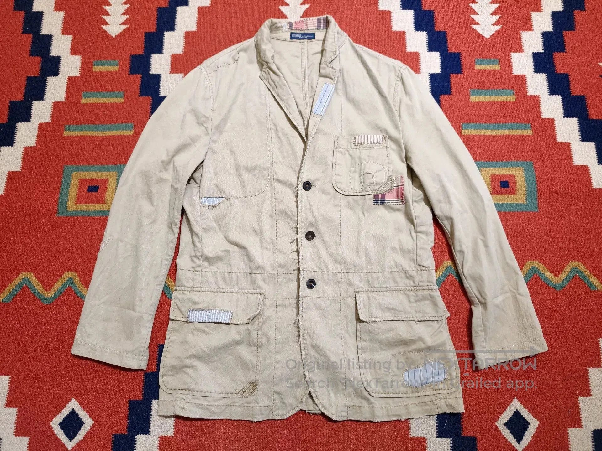 RRL Ralph Lauren RRL Distressed Patched Blazer. Size US L / EU 52-54 / 3 - 1 Thumbnail