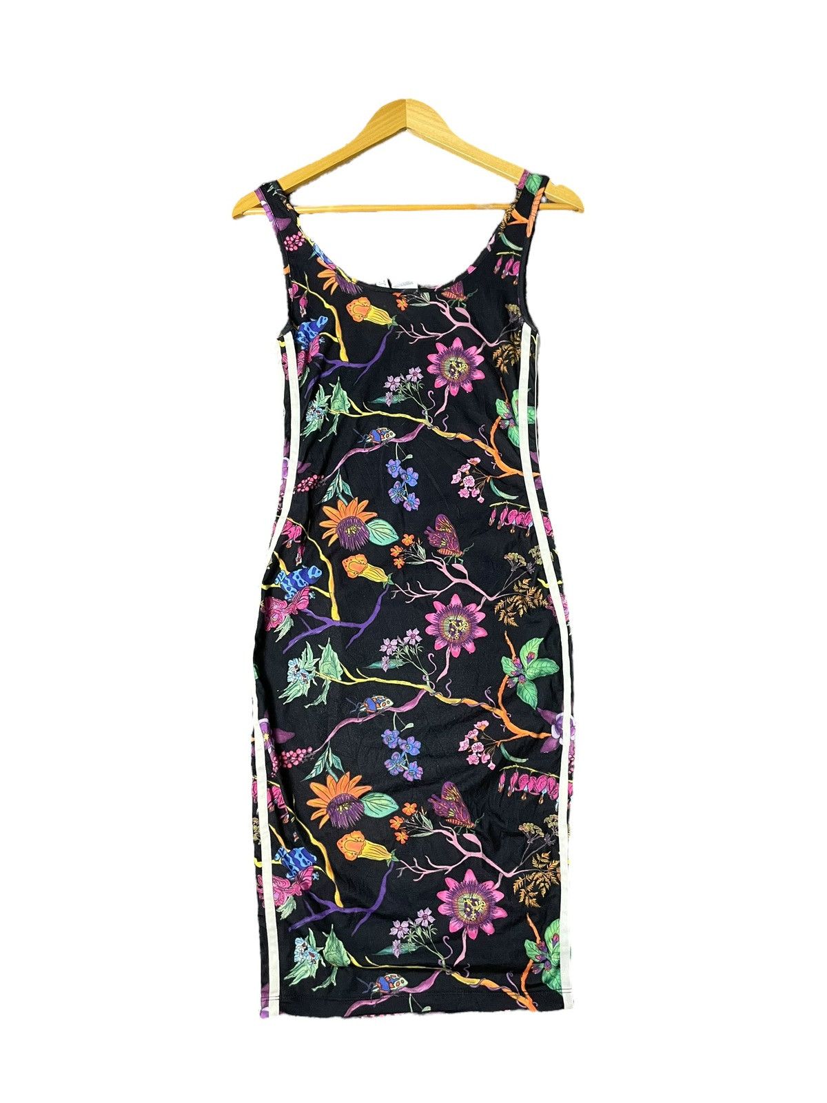 Adidas × Japanese Brand × Vintage Vintage ADIDAS Poisonous Garden Slim Dress (86) Size M / US 6-8 / IT 42-44 - 6 Thumbnail