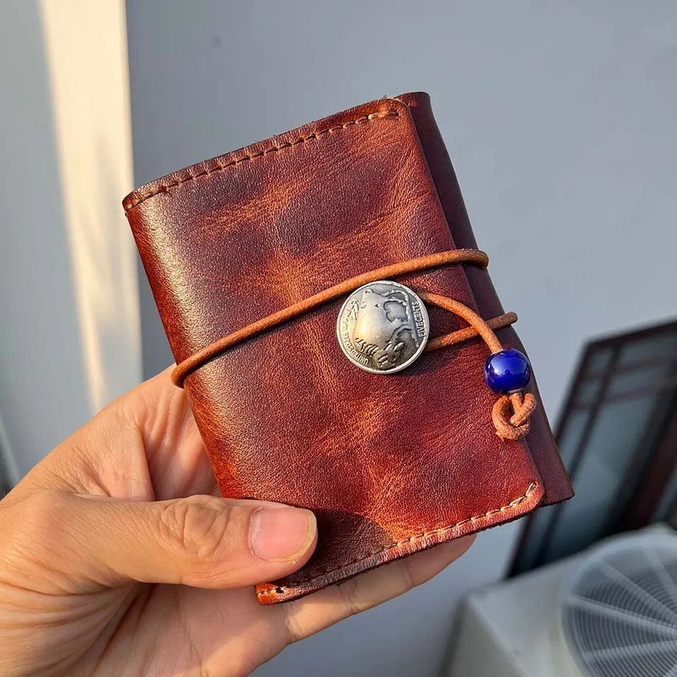 Japanese Brand × Leather × Vintage Retro Guinea Leather Wallet Size ONE SIZE - 4 Thumbnail