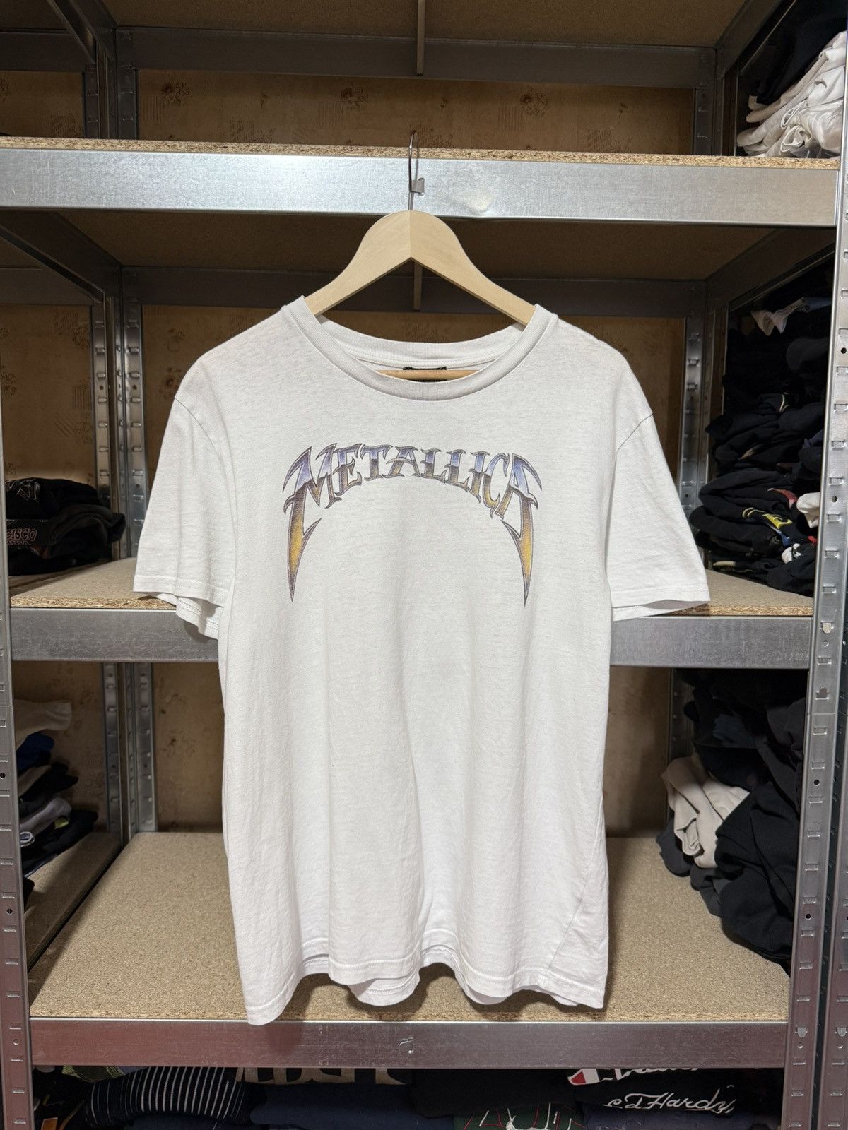 Band Tees × Vintage Vintage 2016 Metallica NorCal Skull Ed Hardy Style T-Shirt Size US XL / EU 56 / 4 - 2 Thumbnail