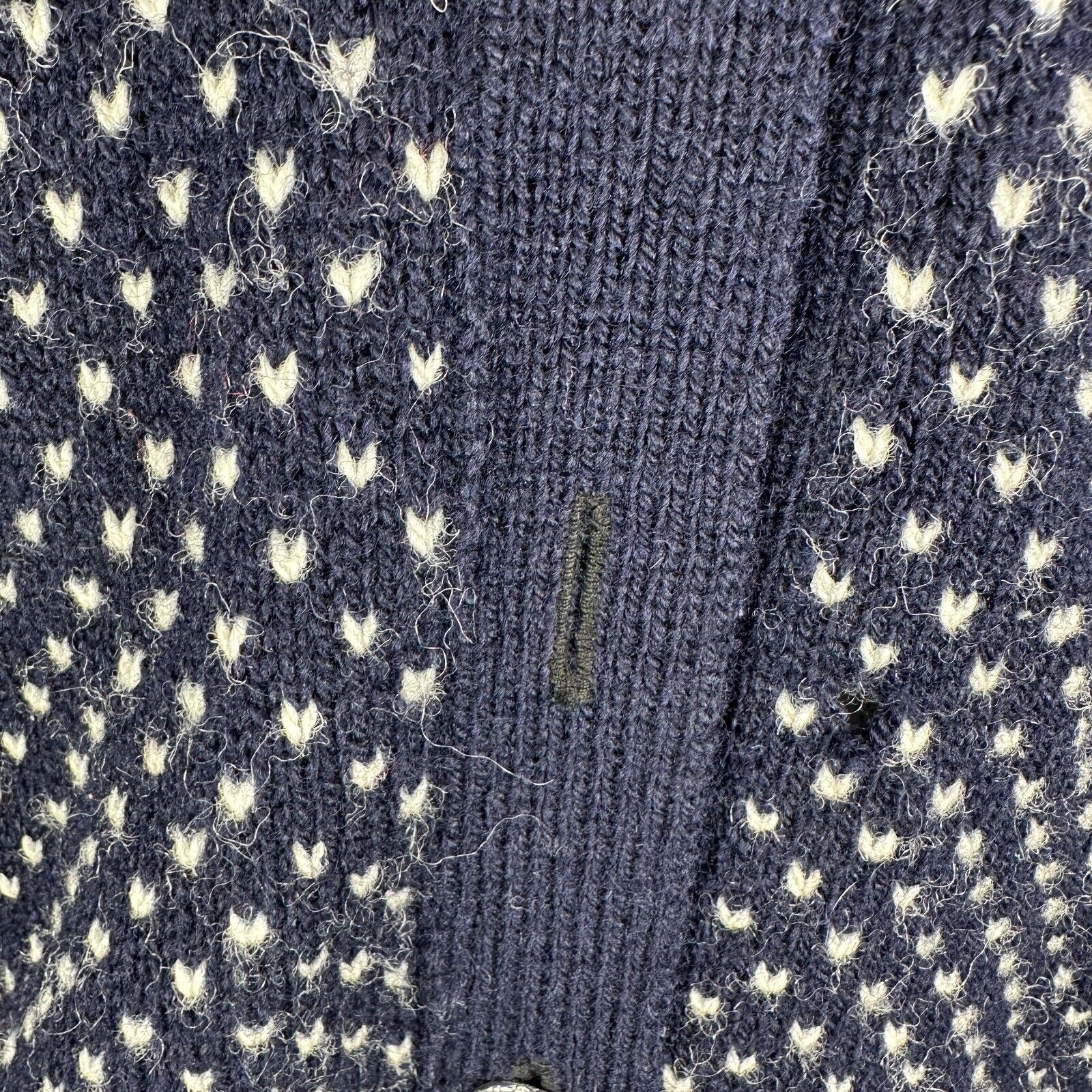 Other Vintage Rauma Cardigan Sweater Men's Medium Blue Red Wool Size US M / EU 48-50 / 2 - 9 Thumbnail
