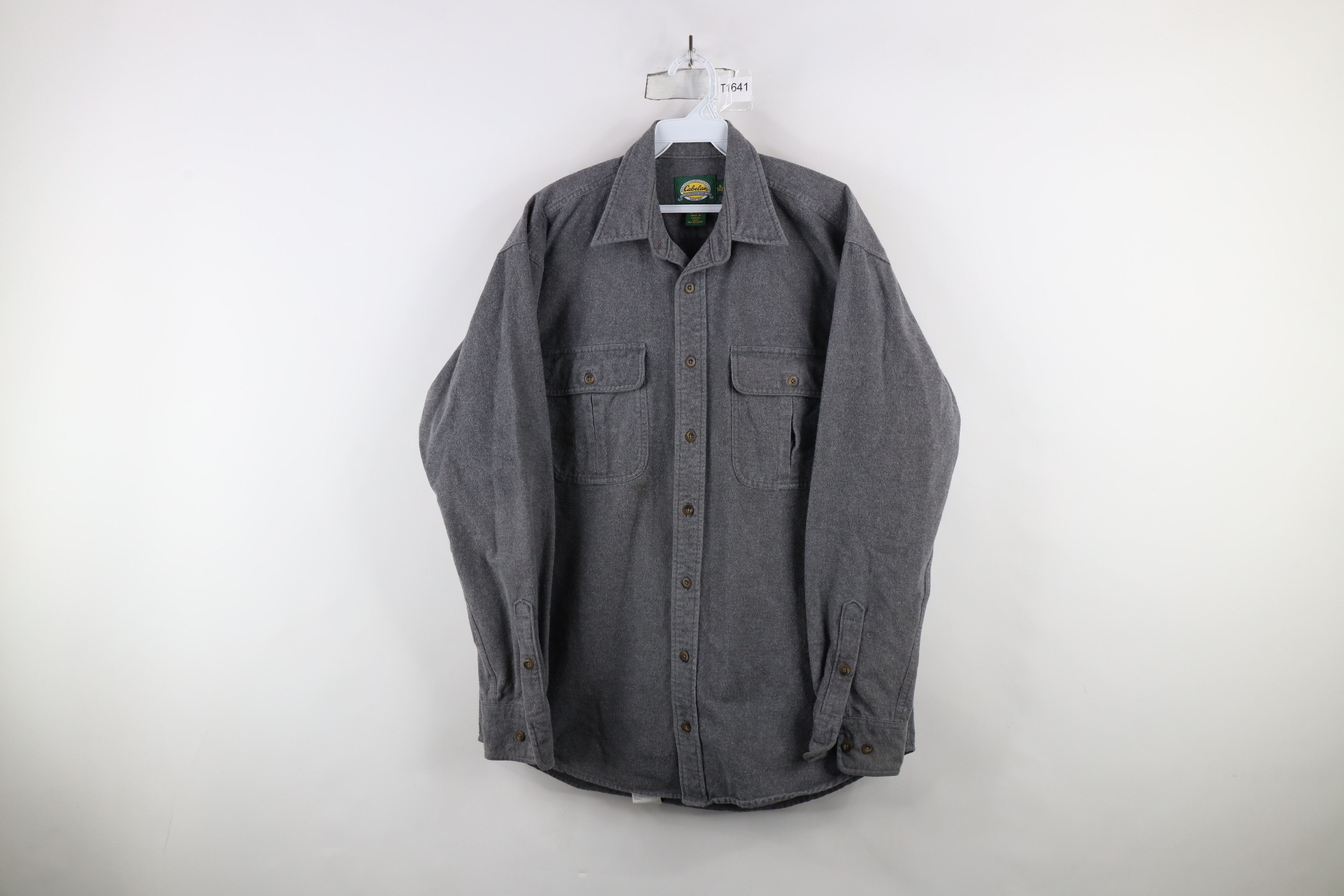 Cabelas × Vintage Vintage 90s Cabelas Chamois Cloth Collared Button Shirt Size US M / EU 48-50 / 2 - 1 Thumbnail
