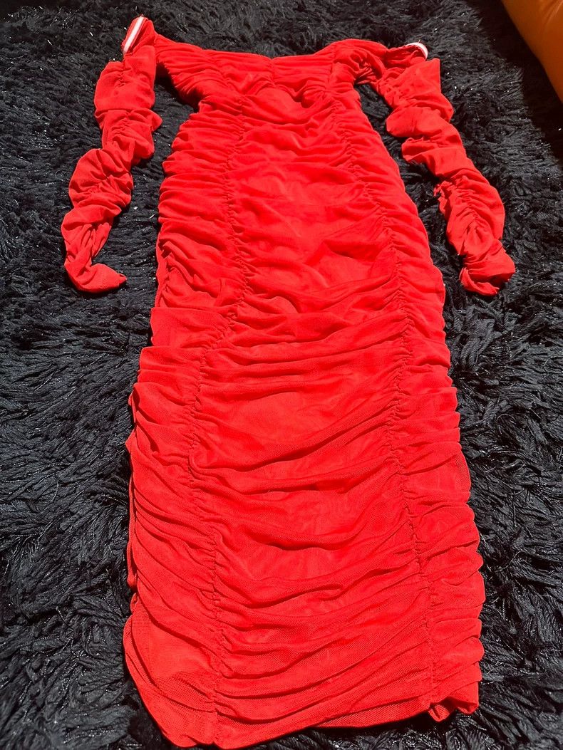 Versace Versace Mesh pleated dress Size S / US 4 / IT 40 - 3 Thumbnail