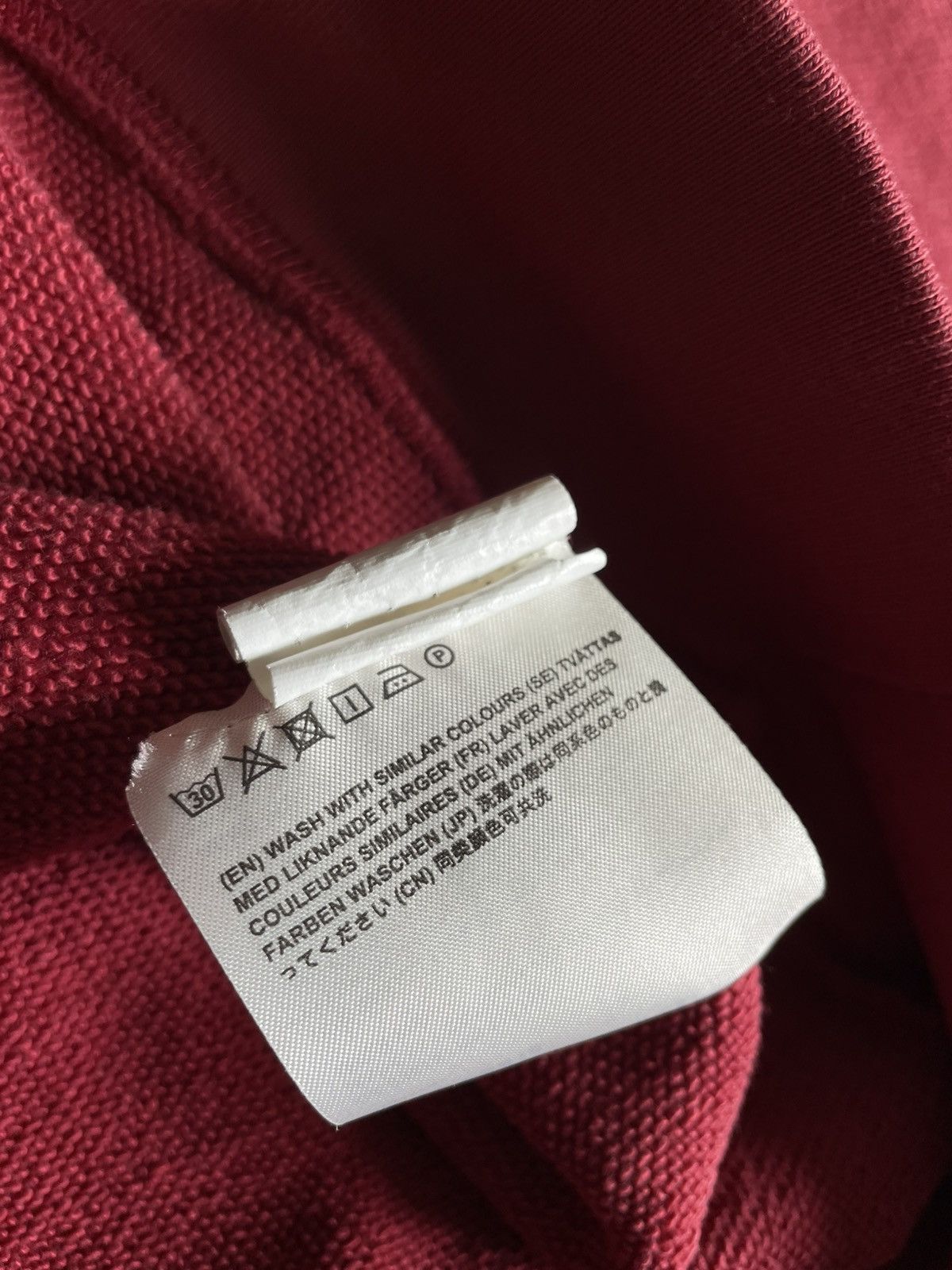 Acne Studios Acne Studios Red Washed Sweatshirt Size US M / EU 48-50 / 2 - 6 Thumbnail