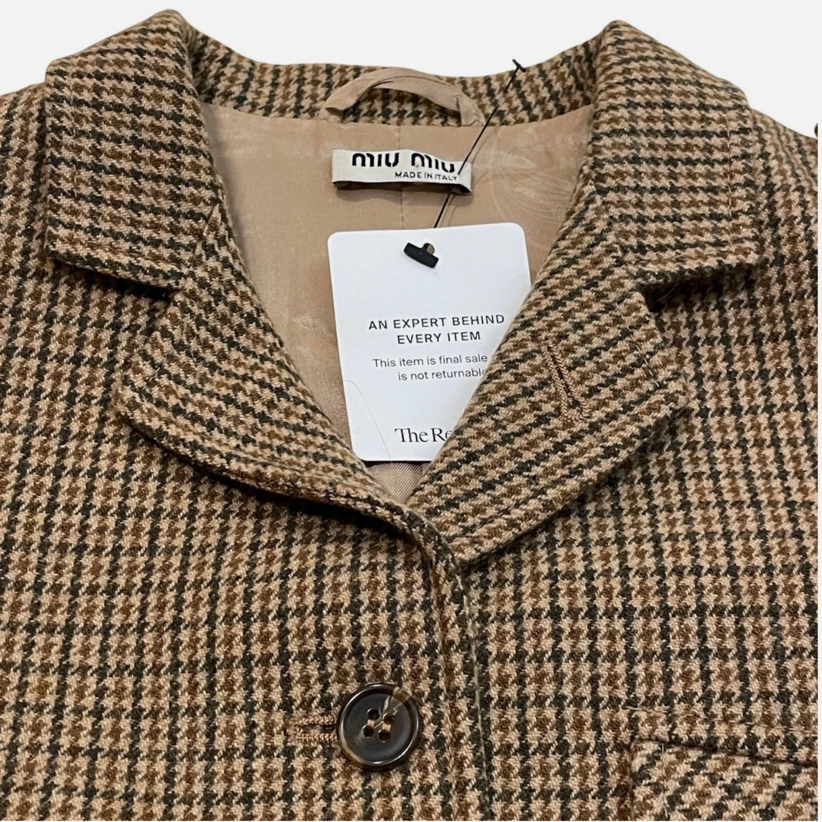 Miu Miu Rare Miu Miu 2003 Runway Blazer | Equestrian Cashmere, IT 40 Size S / US 4 / IT 40 - 4 Thumbnail