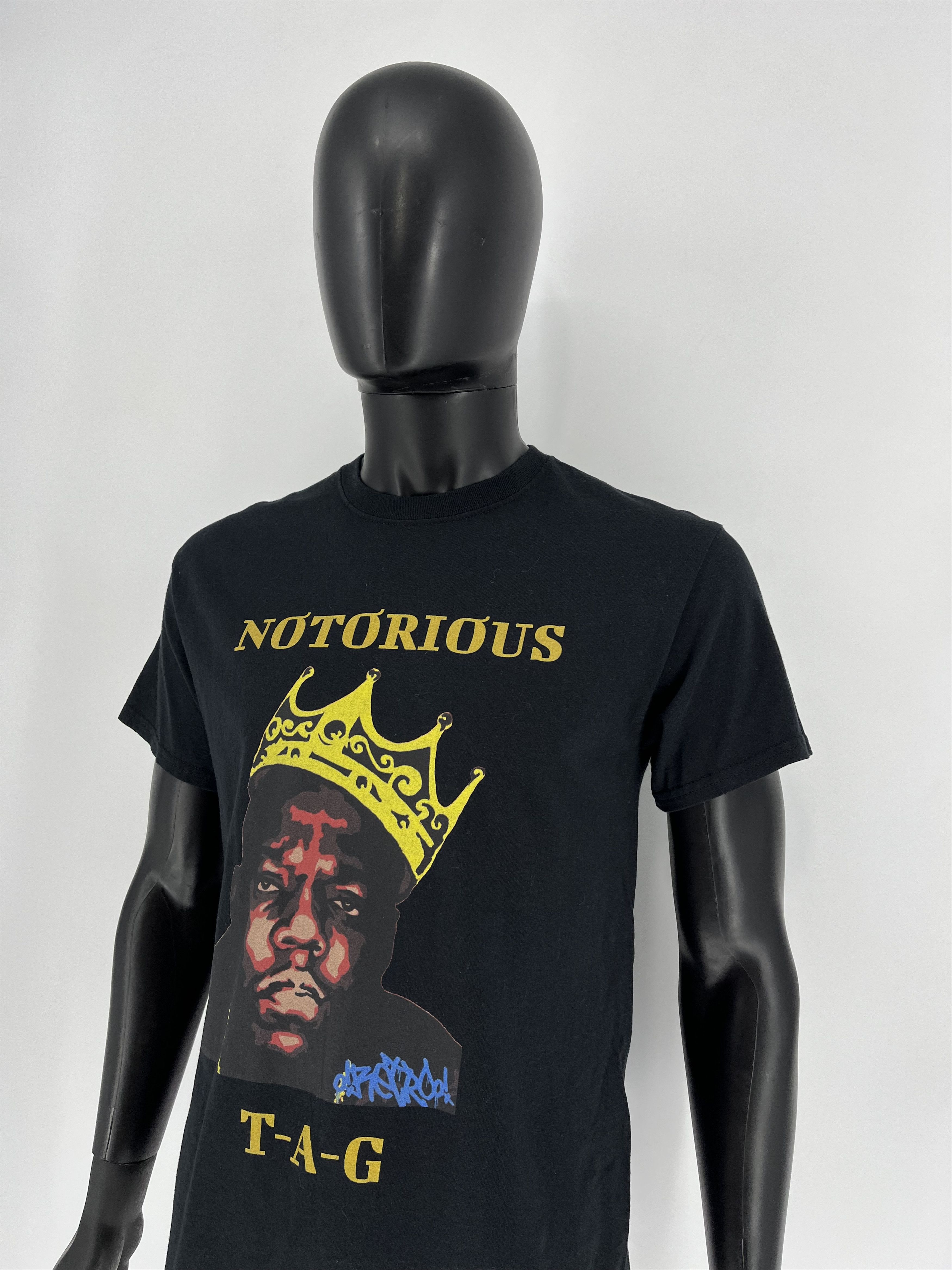 Rap Tees × Vintage Notorious Big Trust Nobody Black Tee Shirt Size US M / EU 48-50 / 2 - 5 Thumbnail