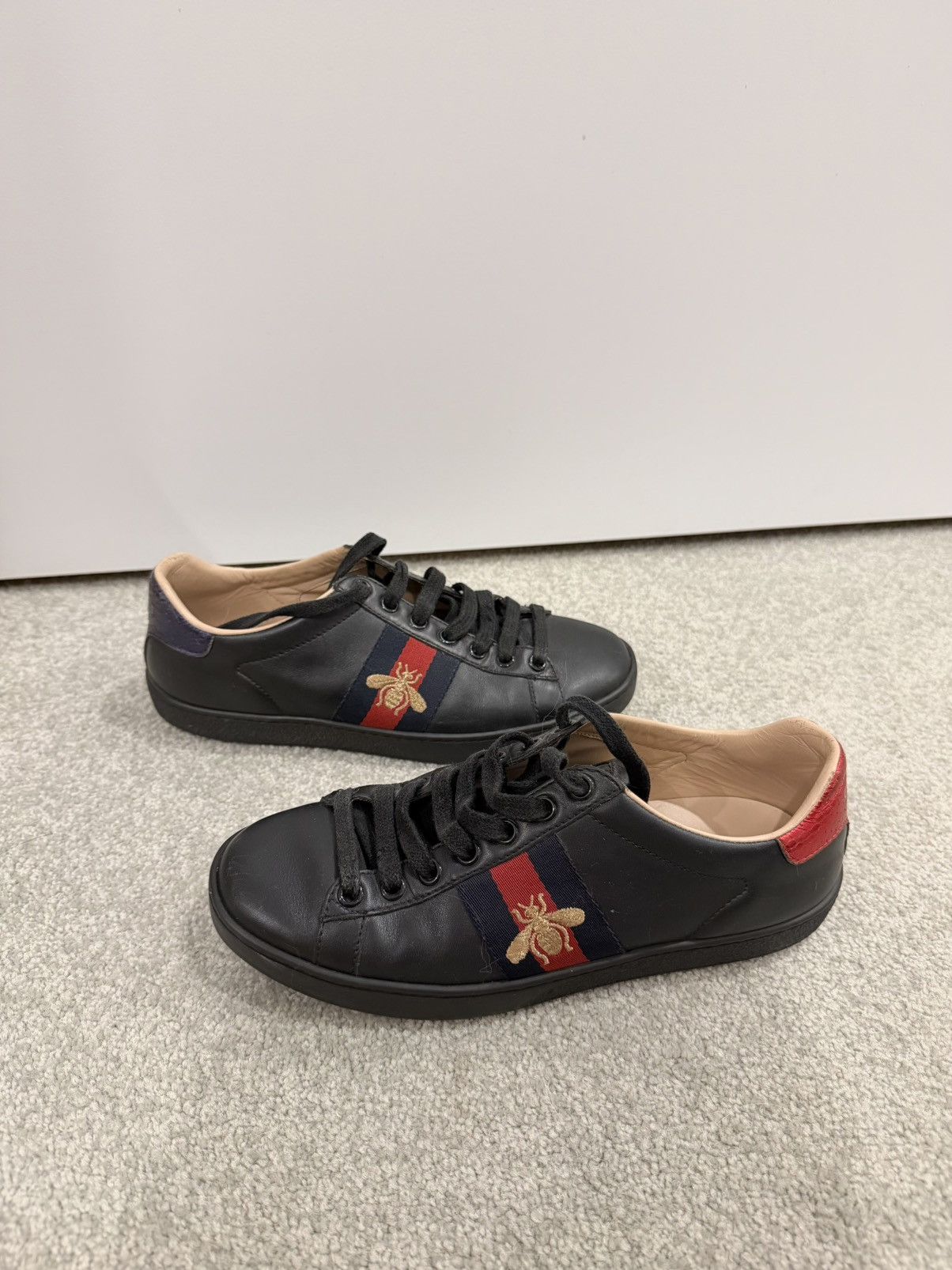 Gucci Gucci Leather Sneaker Size US 5 / IT 35 - 8 Thumbnail