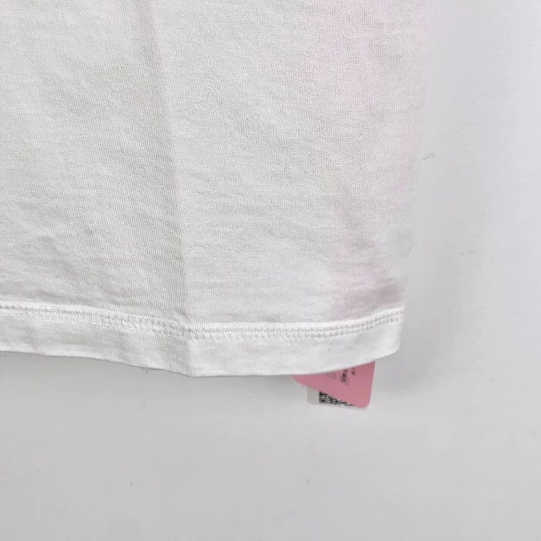 Hermes Hermes White Letter Print Cotton TShirt-2506 Size US XXS / EU 40 - 5 Thumbnail