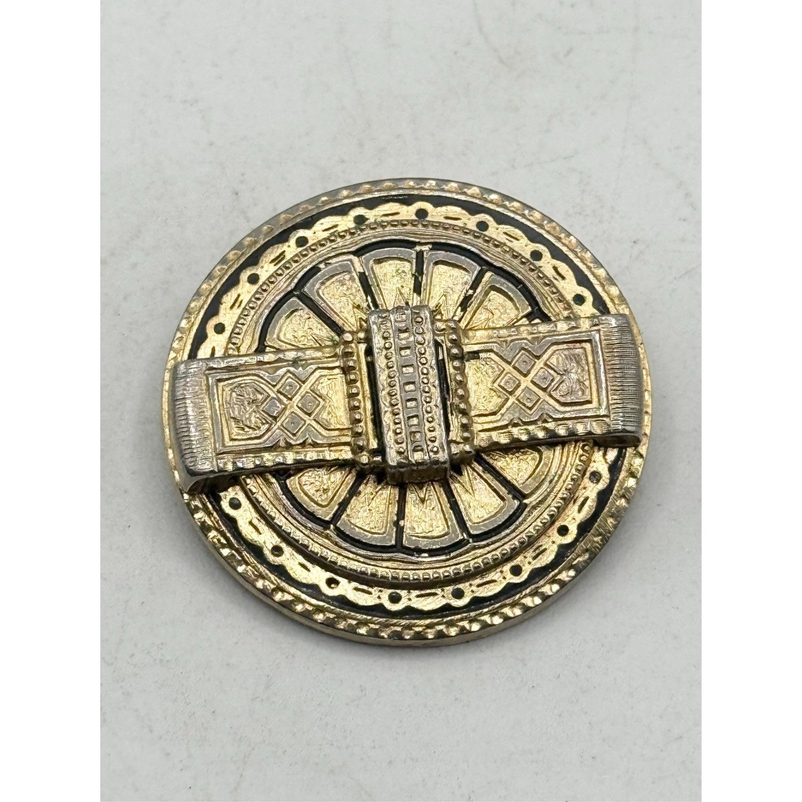 Vintage CAROLINE STUART Newark NY Art Deco Brooch Pin Size ONE SIZE - 2 Thumbnail