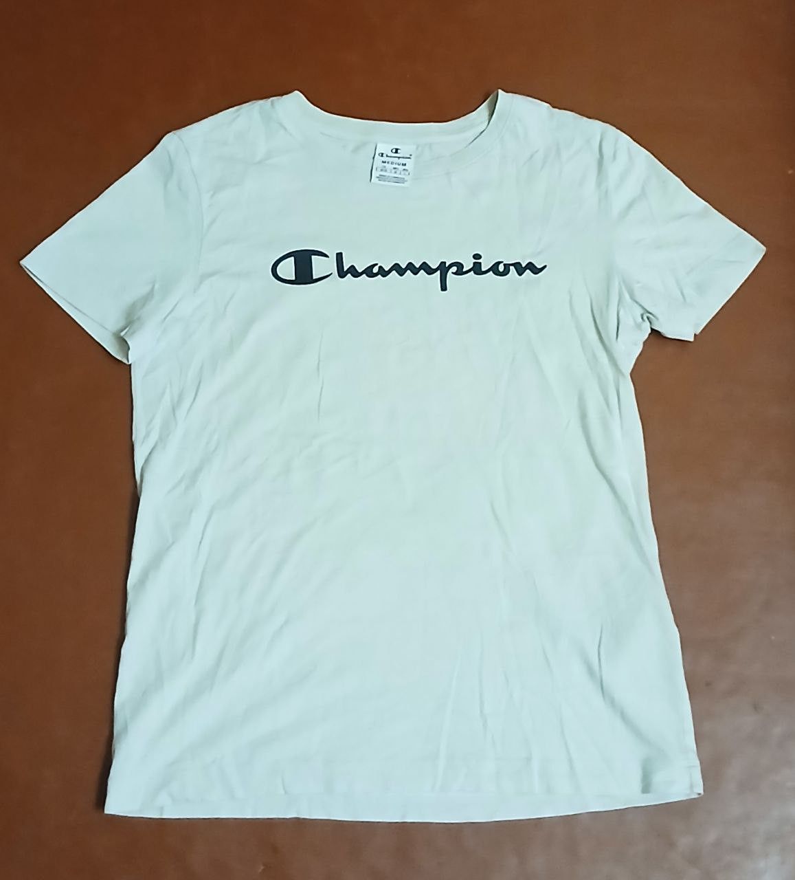 Champion Champion Script Logo T-Shirt – White Size M / US 6-8 / IT 42-44 - 1 Thumbnail