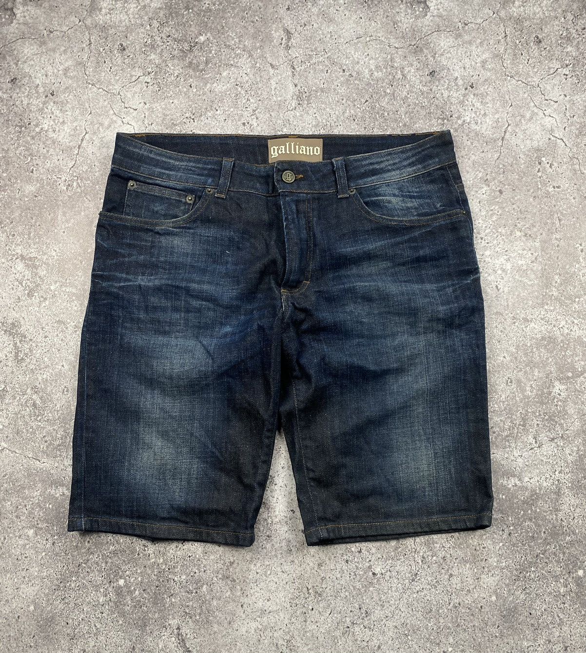 John Galliano Galliano Denim Shorts Y2k Jeans Distressed Baggy Size US 34 / EU 50 - 1 Thumbnail