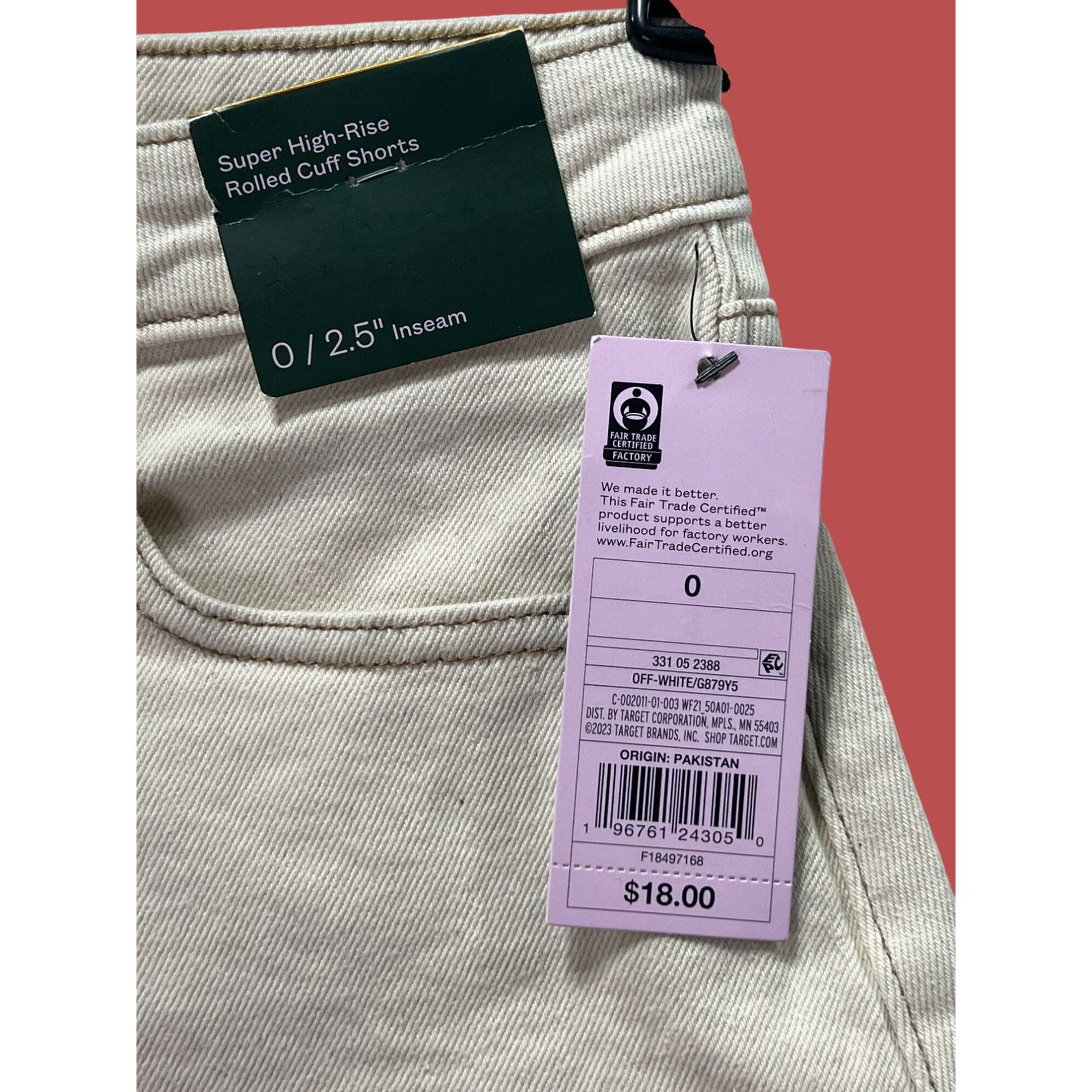 Other Wild Fable - Women's Super-High Rise Curvy Rolled Cuff Jean Size 25" / US 0 / IT 36 - 9 Thumbnail