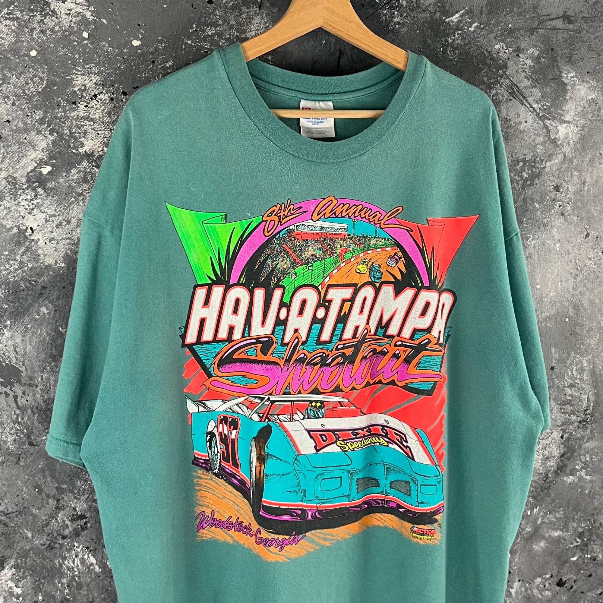 Vintage Vintage 1996 Woodstock Racing shirt Size US XXL / EU 58 / 5 - 3 Thumbnail